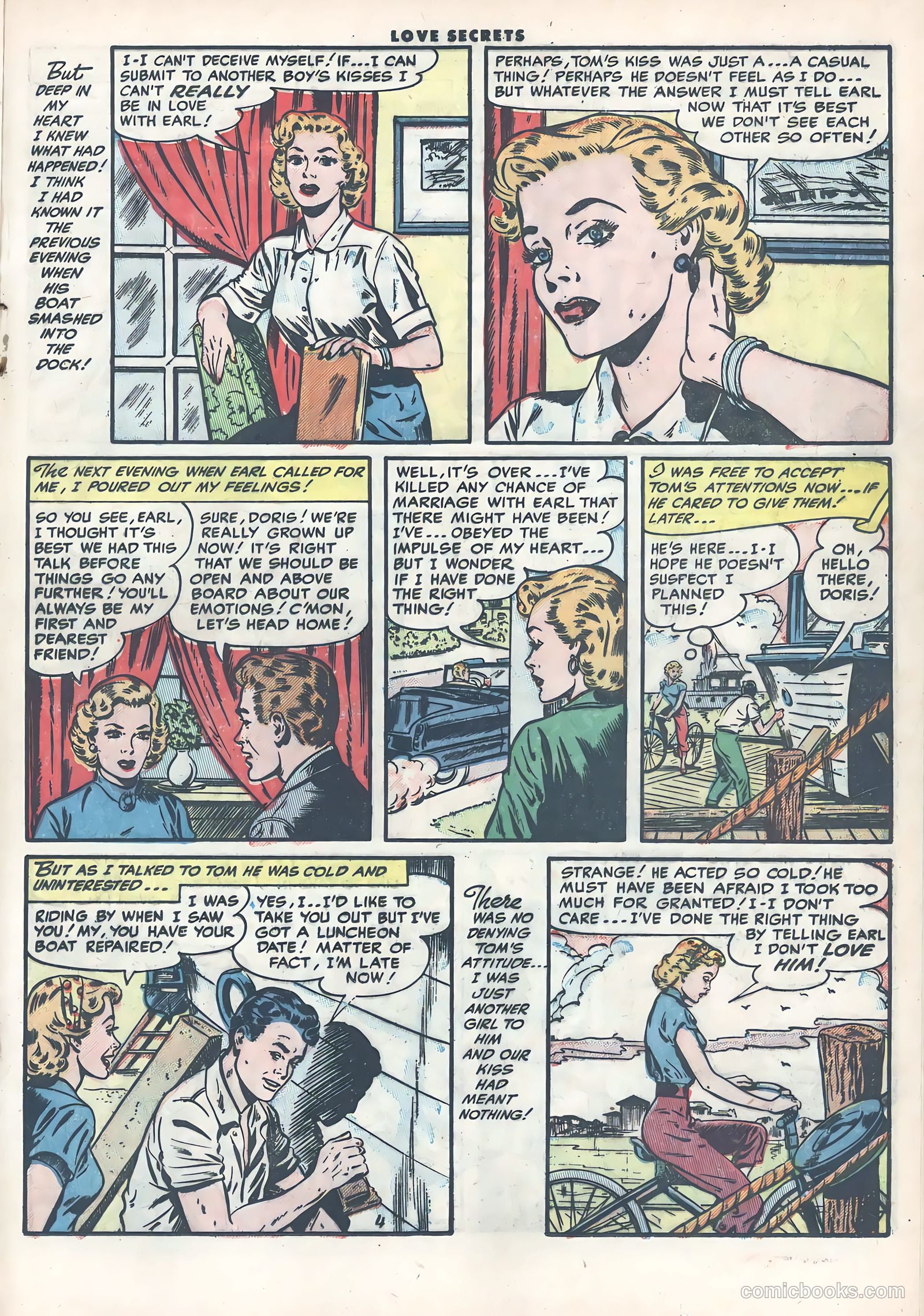 Love Secrets #41 (1954) — page 21 of 36