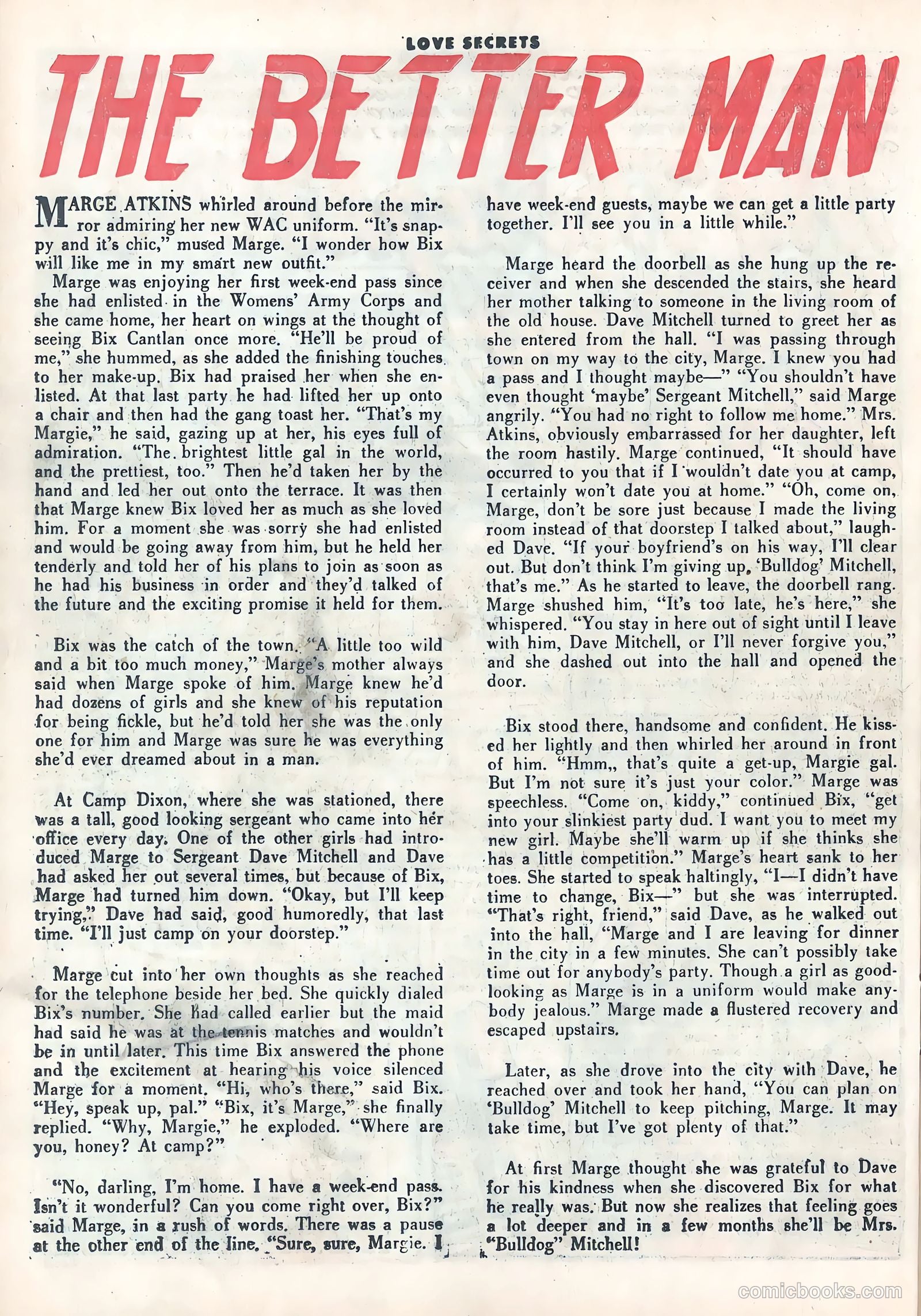 Love Secrets #41 (1954) — page 26 of 36