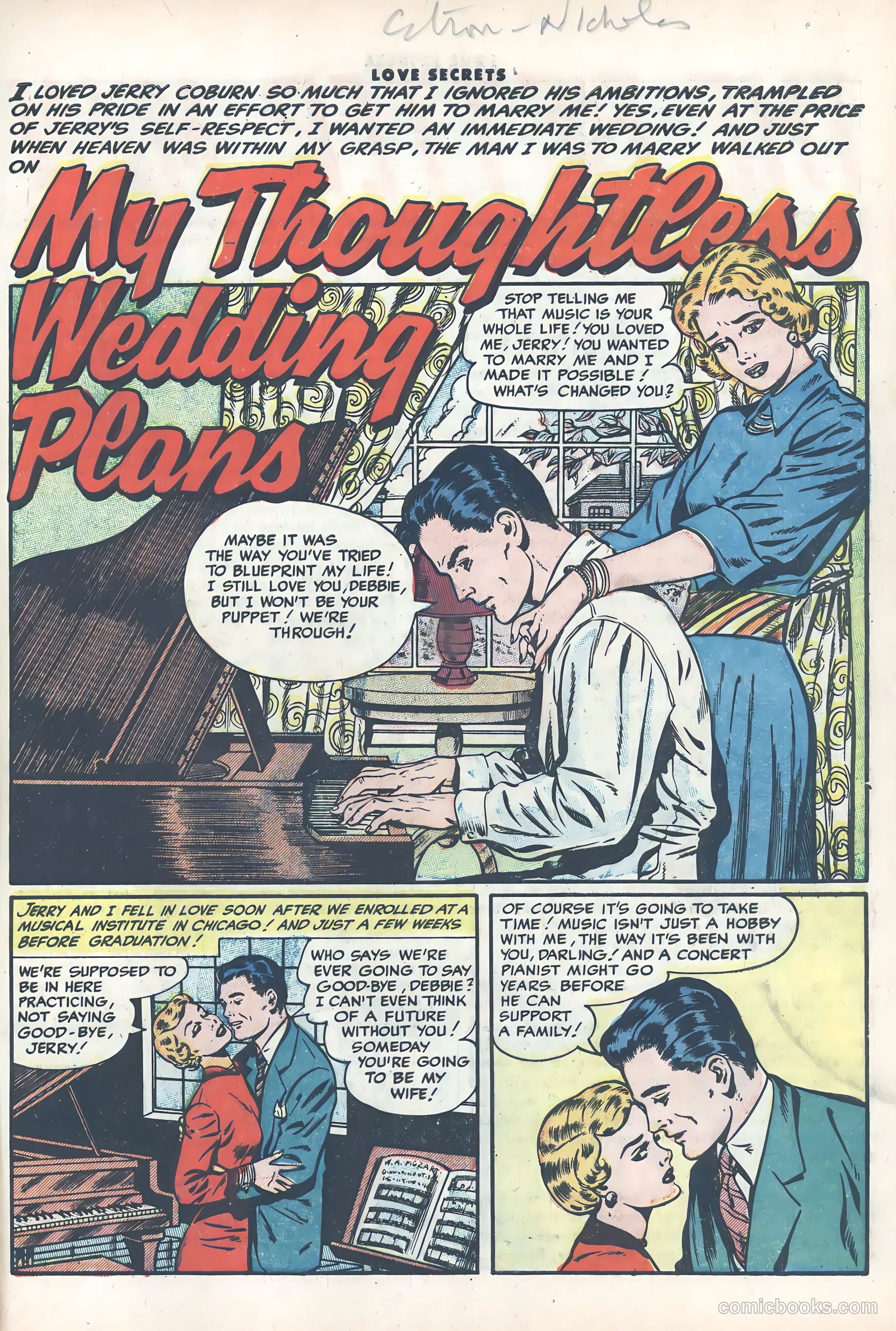 Love Secrets #41 (1954) — page 27 of 36