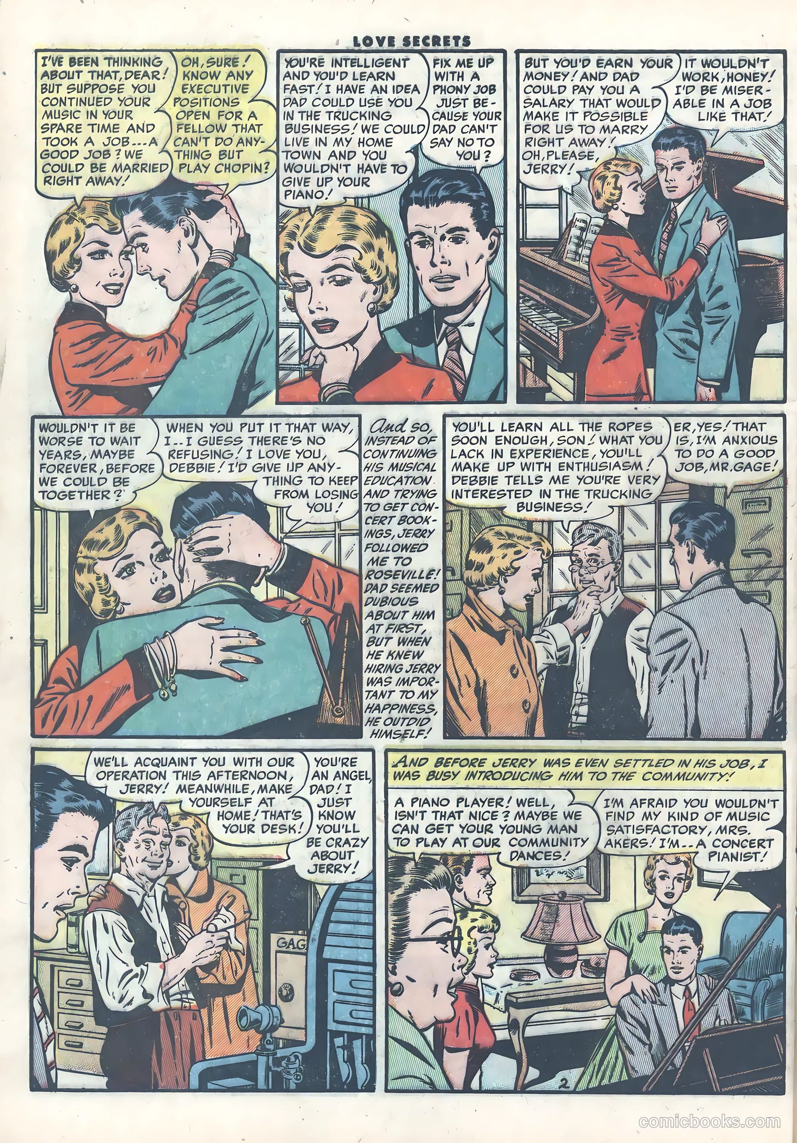 Love Secrets #41 (1954) — page 28 of 36