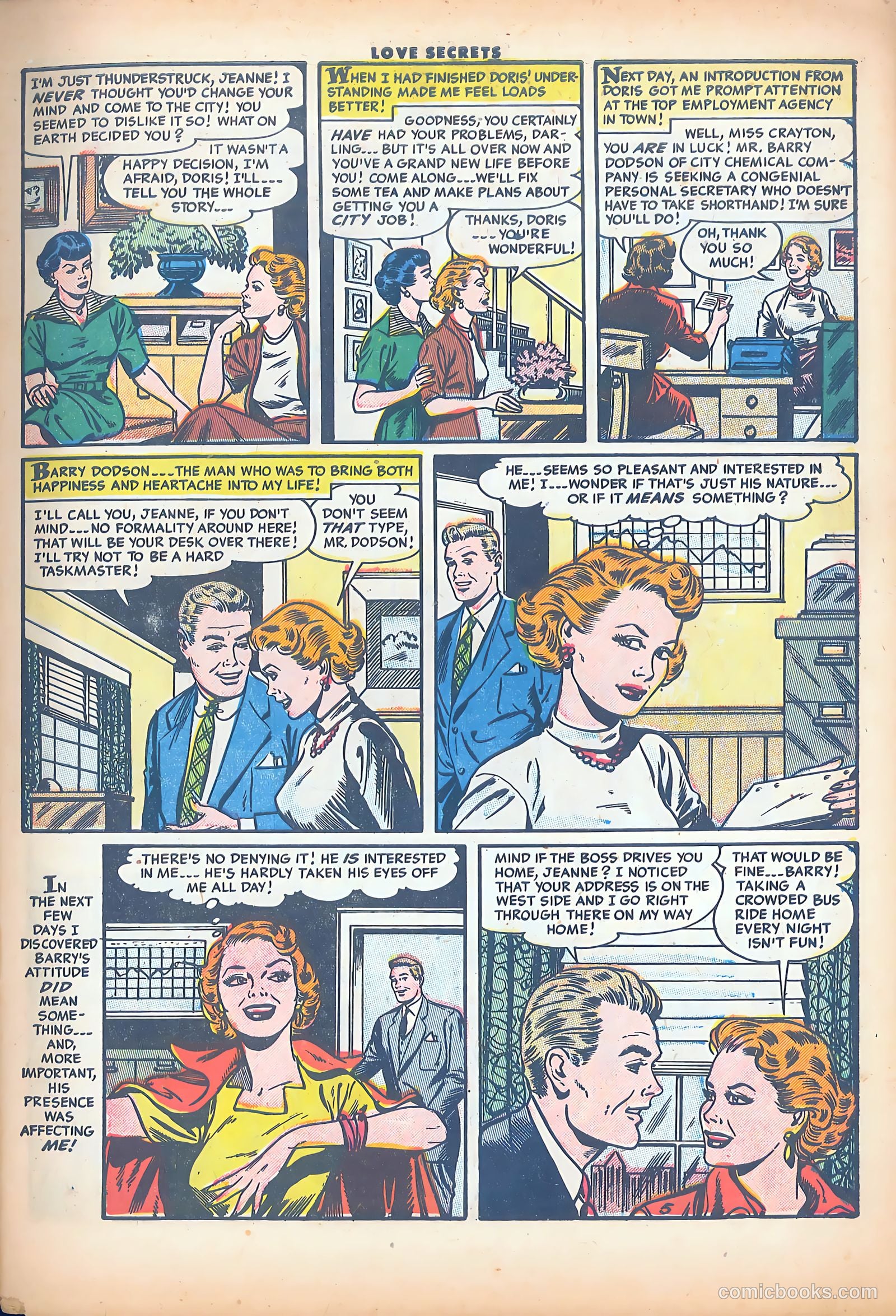 Love Secrets #42 (1955) — page 7 of 36