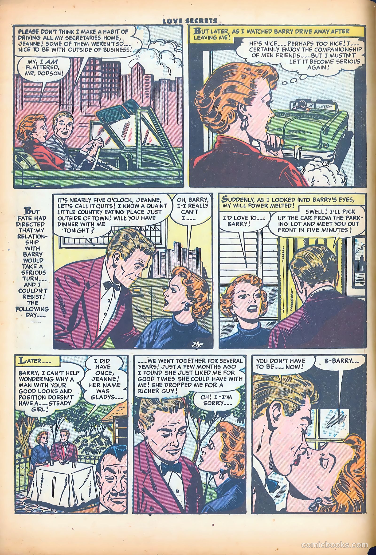 Love Secrets #42 (1955) — page 8 of 36