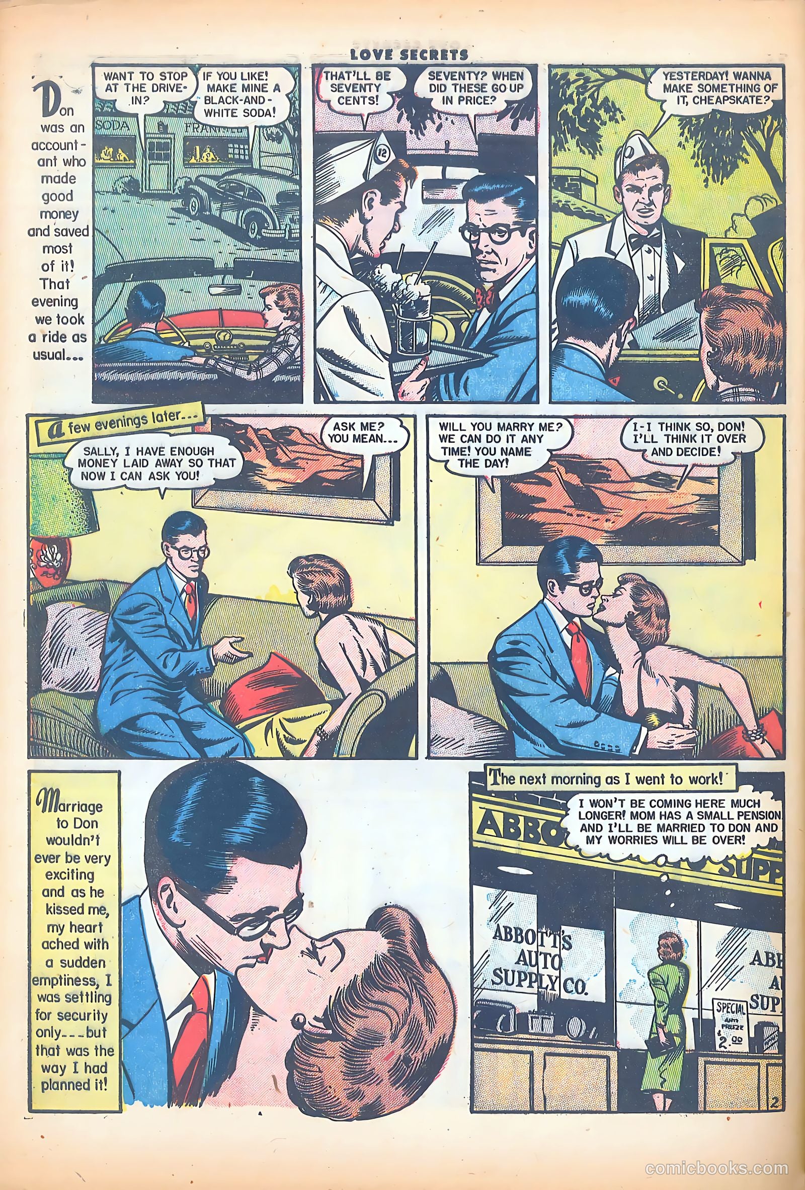 Love Secrets #42 (1955) — page 28 of 36