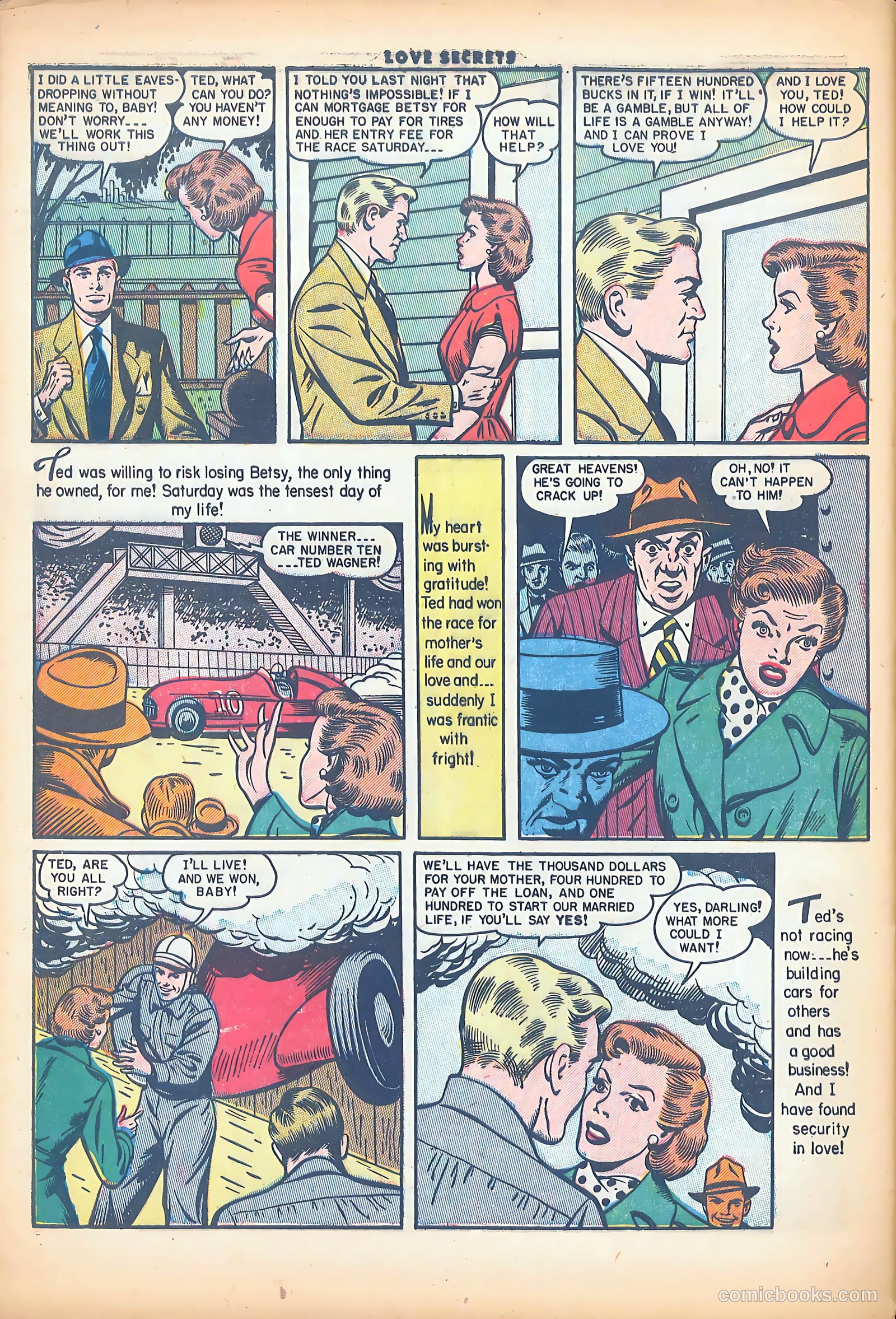 Love Secrets #42 (1955) — page 32 of 36