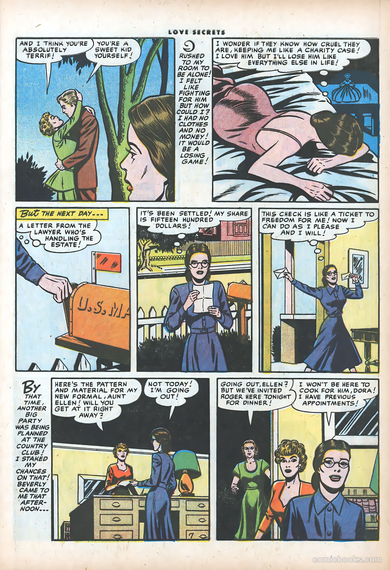 Love Secrets #47 (1955) — page 9 of 36