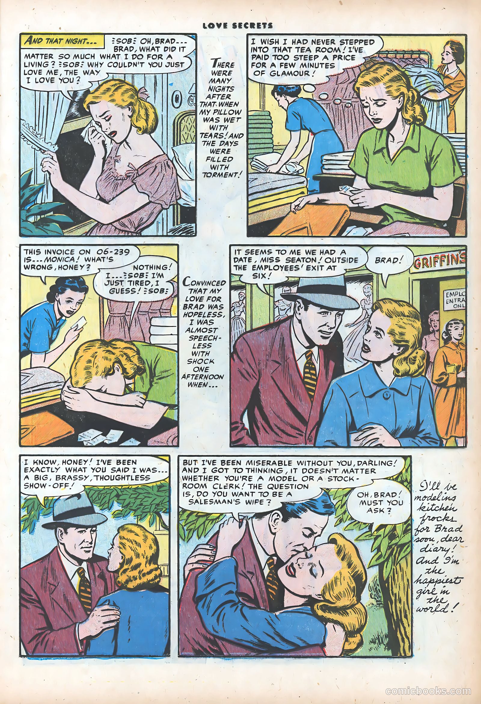 Love Secrets #47 (1955) — page 17 of 36