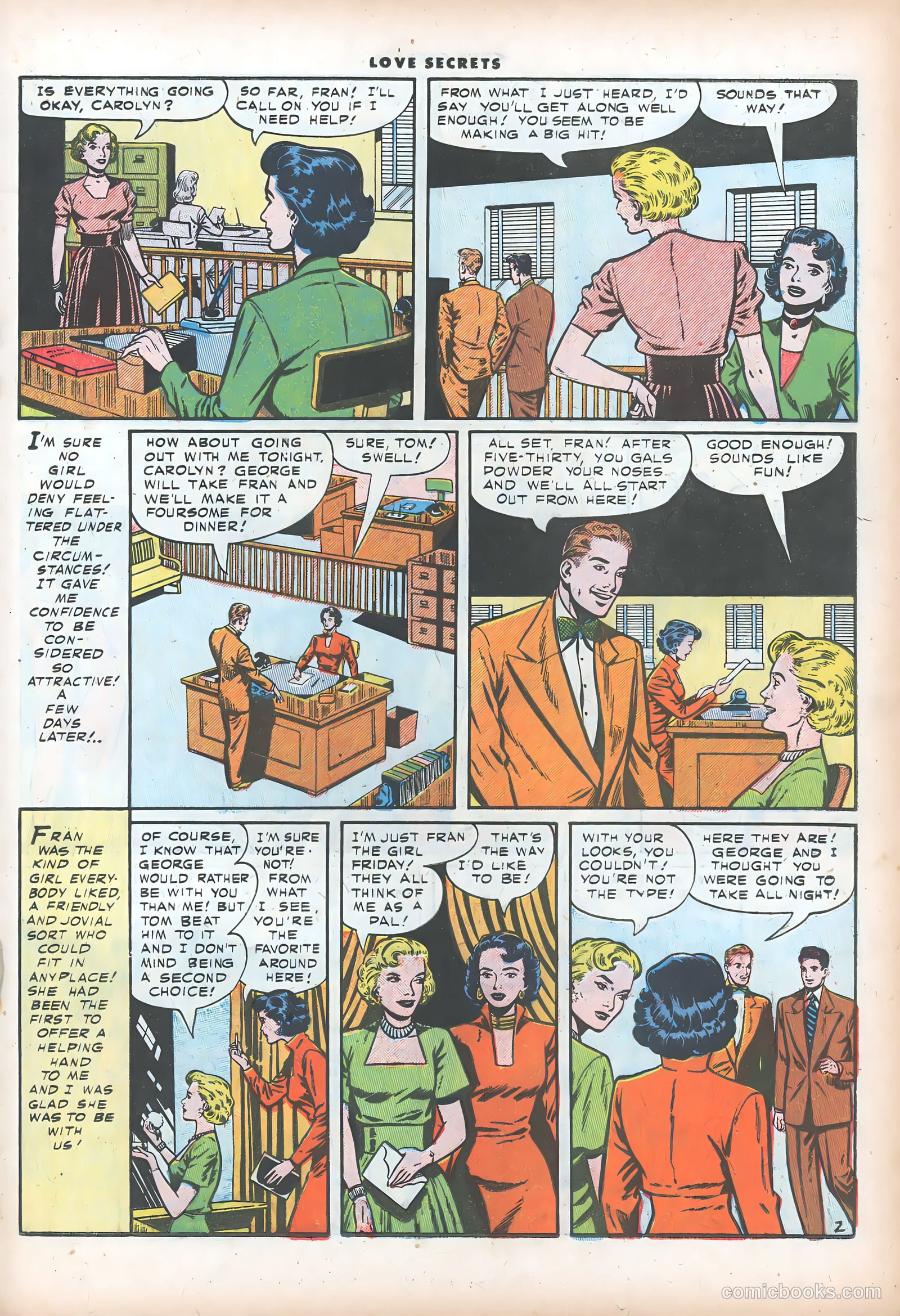 Love Secrets #47 (1955) — page 19 of 36