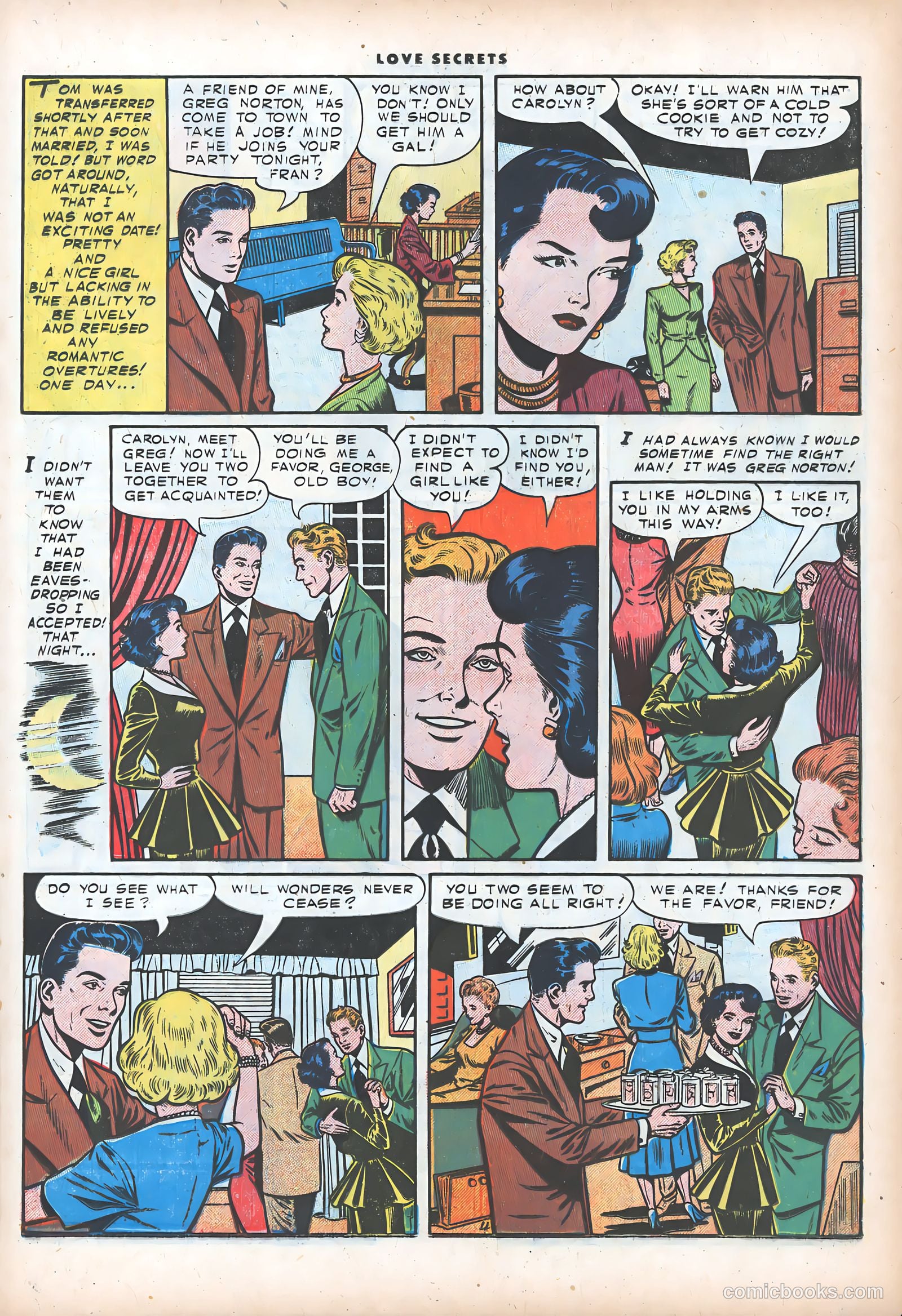Love Secrets #47 (1955) — page 21 of 36