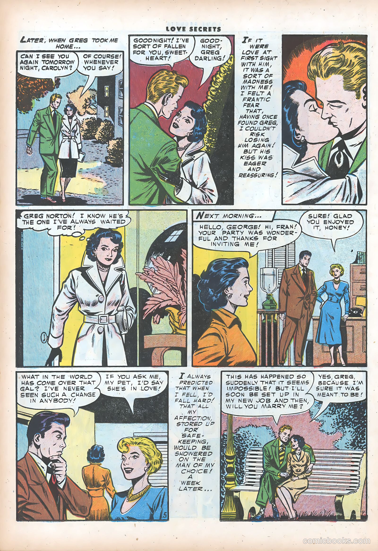 Love Secrets #47 (1955) — page 22 of 36