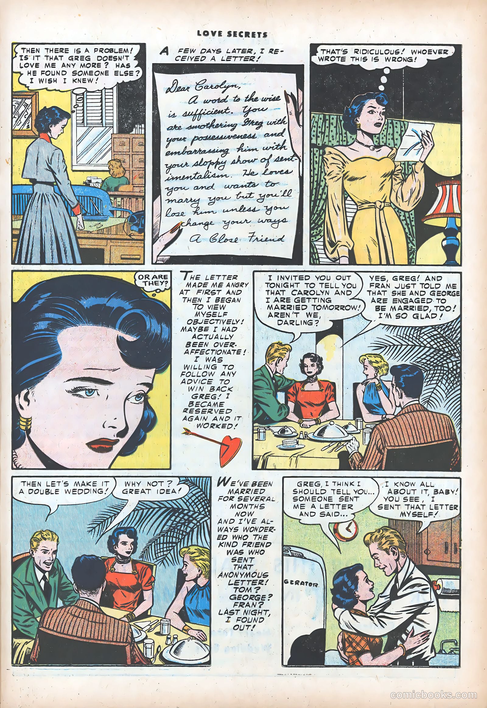 Love Secrets #47 (1955) — page 25 of 36
