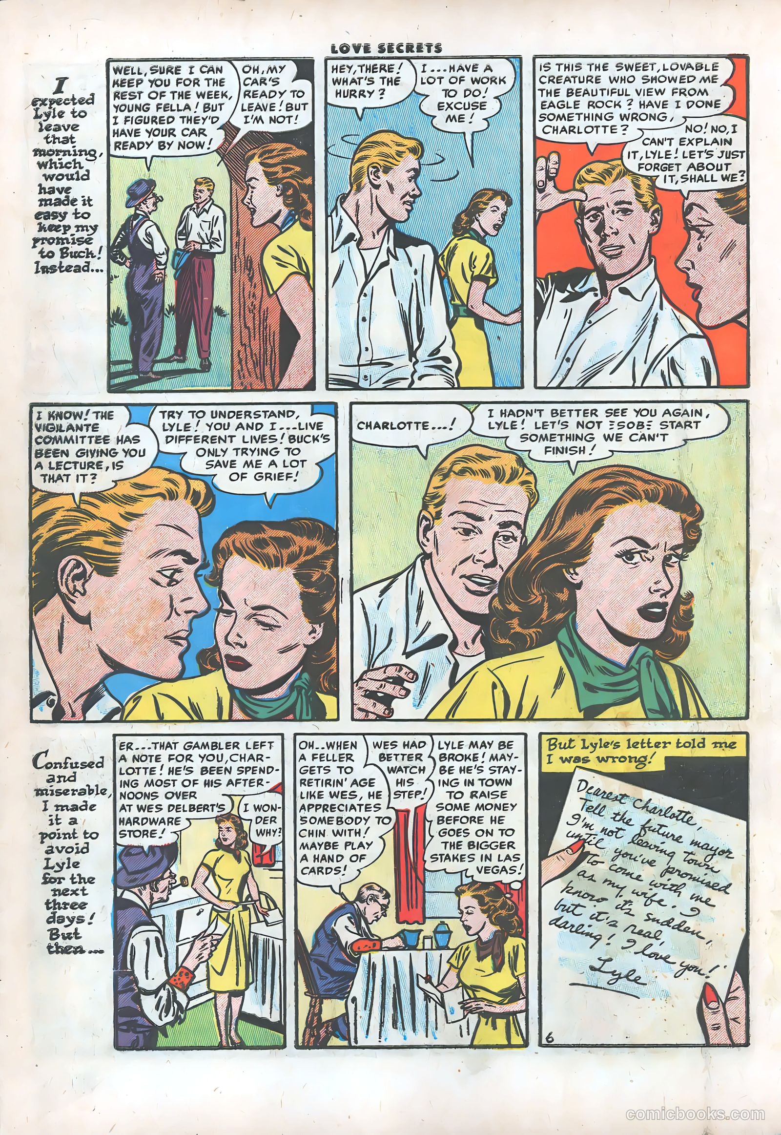 Love Secrets #48 (1955) — page 8 of 36