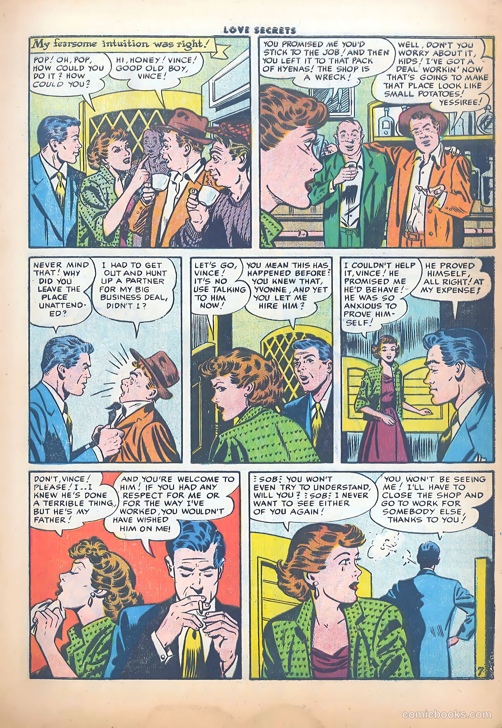 Love Secrets #49 (1956) — page 9 of 36