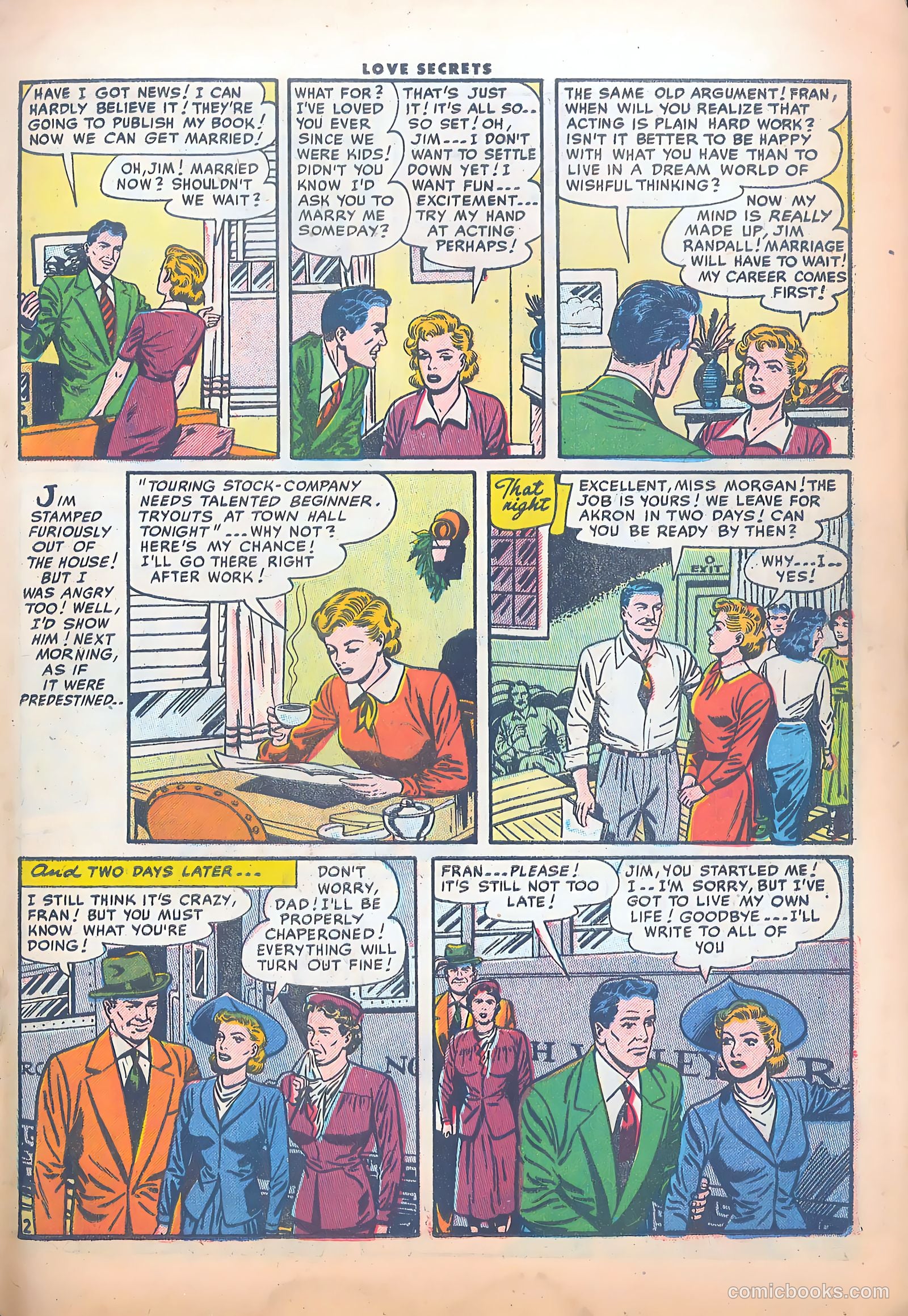 Love Secrets #49 (1956) — page 19 of 36