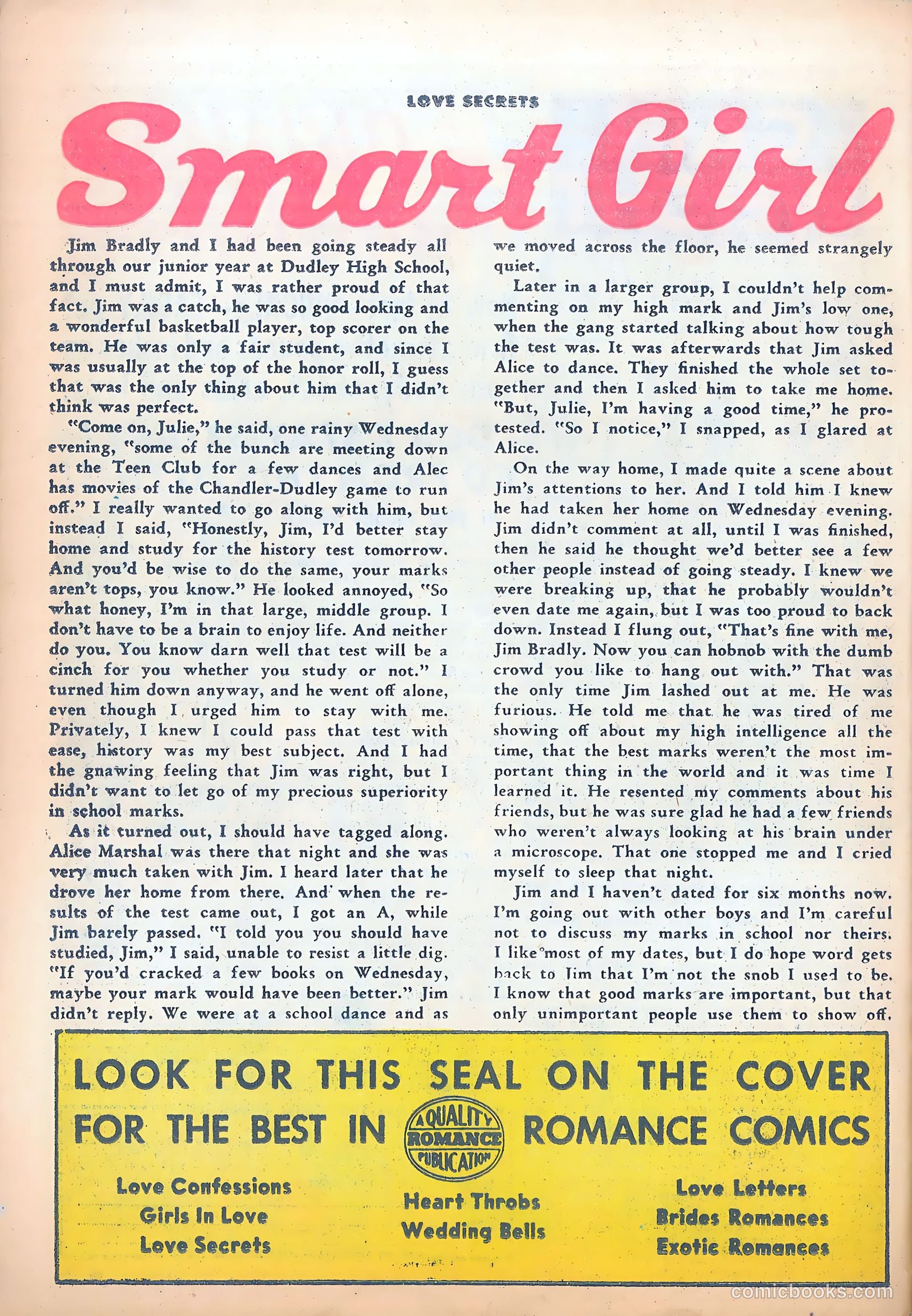 Love Secrets #49 (1956) — page 26 of 36