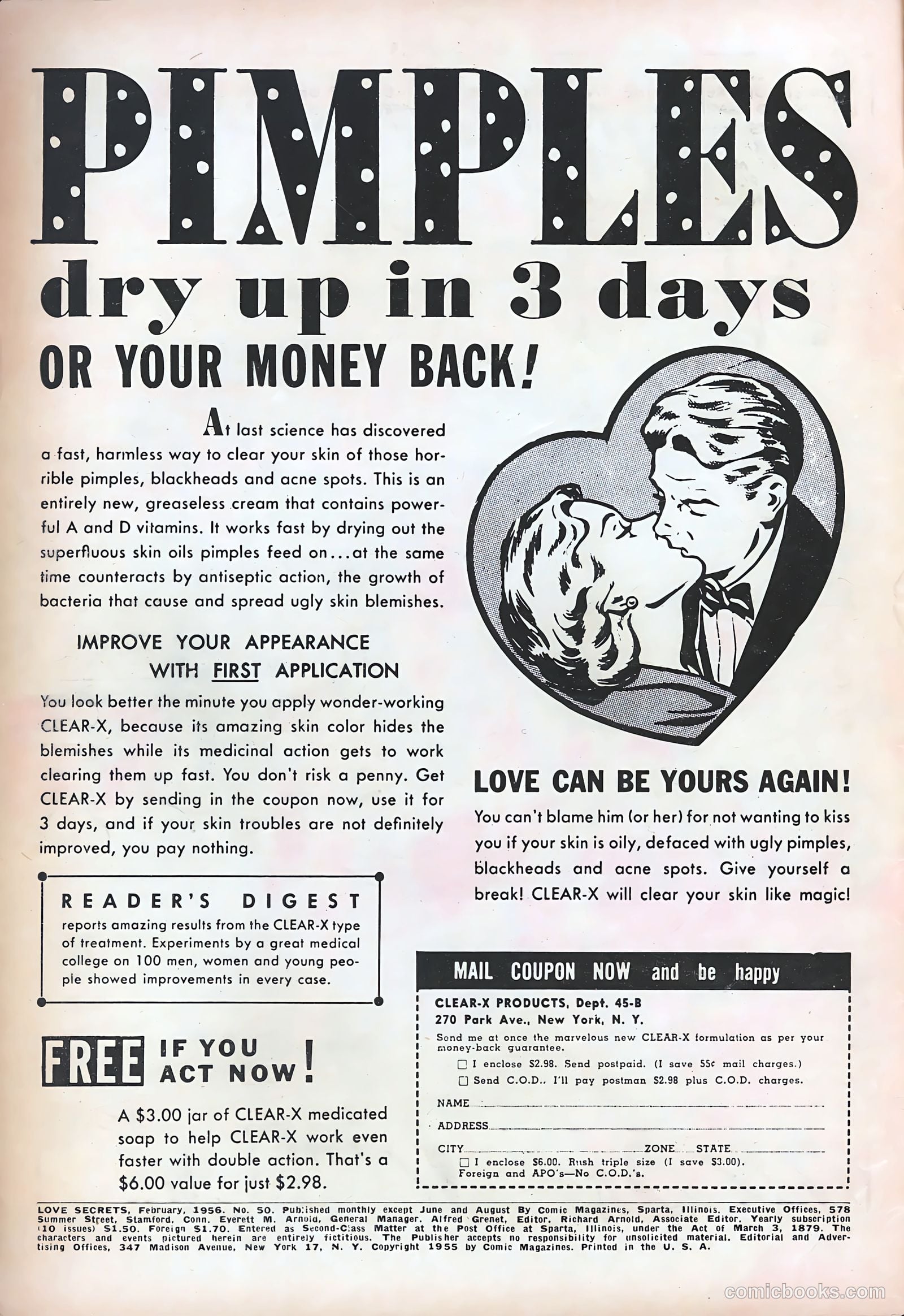 Love Secrets #50 (1956) — page 2 of 36