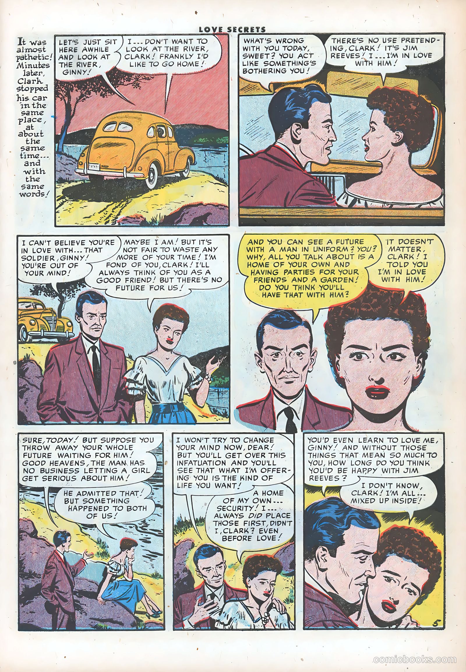 Love Secrets #50 (1956) — page 7 of 36