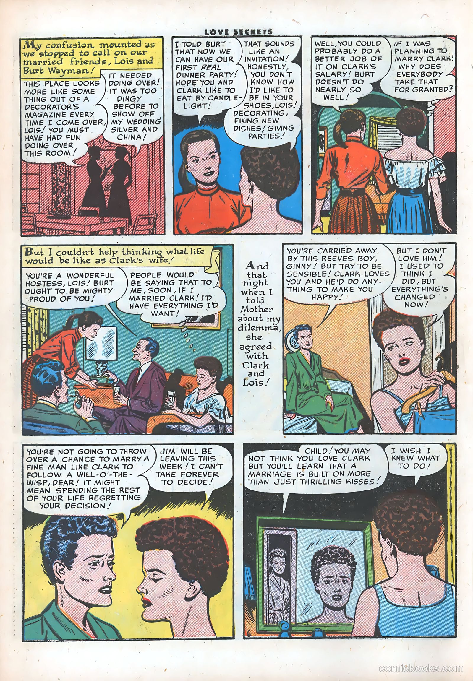 Love Secrets #50 (1956) — page 8 of 36