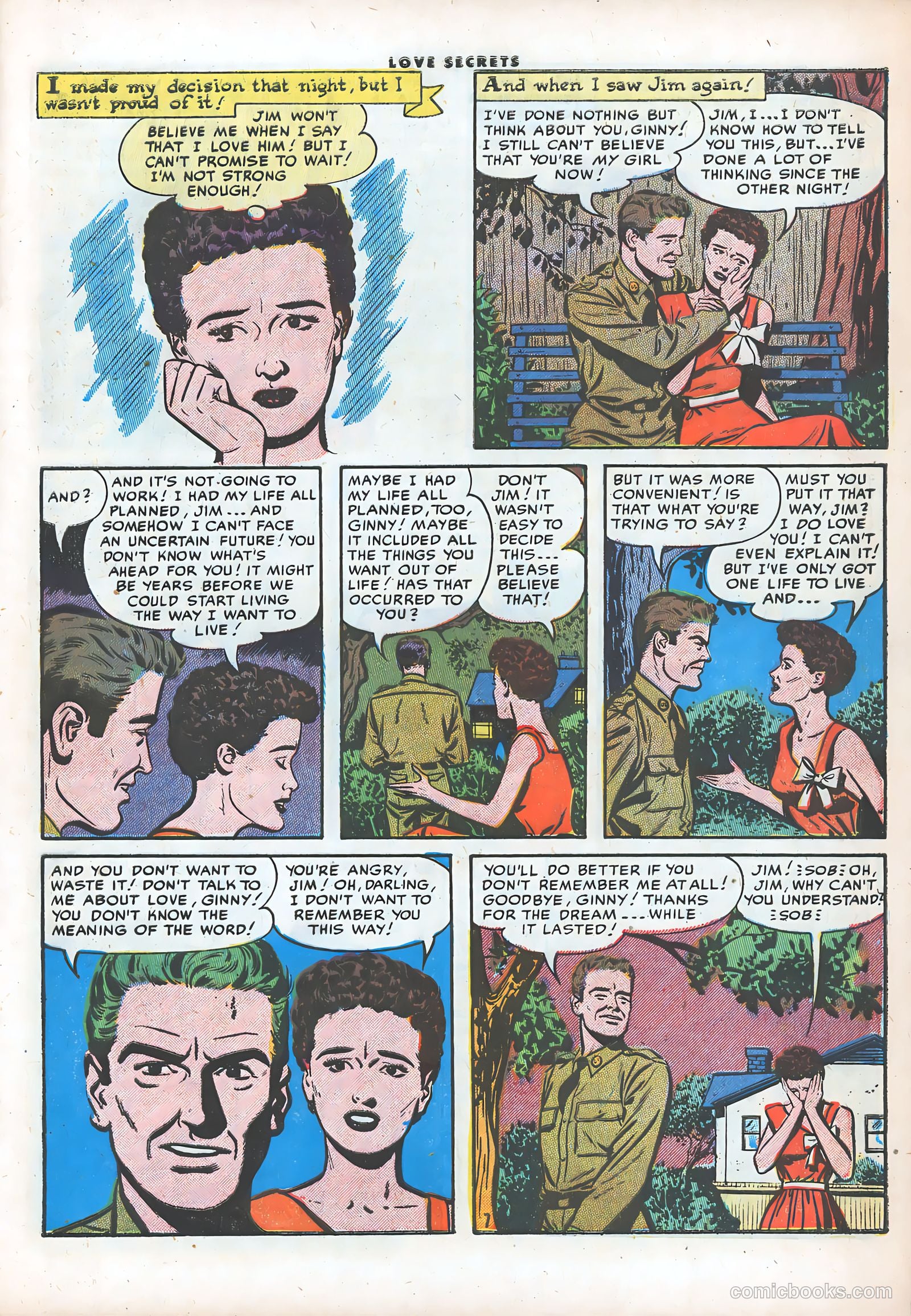Love Secrets #50 (1956) — page 9 of 36
