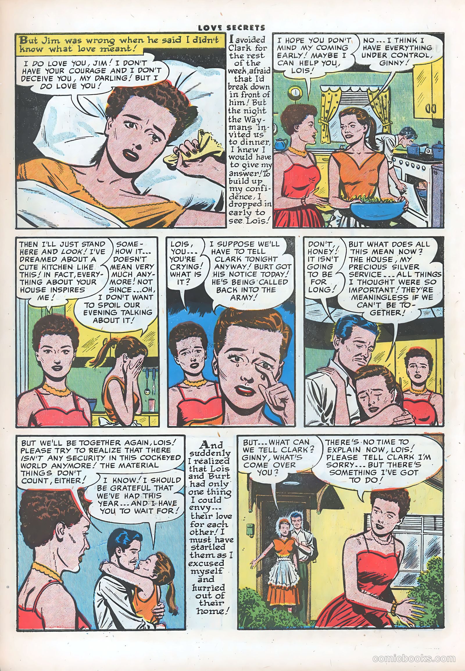 Love Secrets #50 (1956) — page 10 of 36