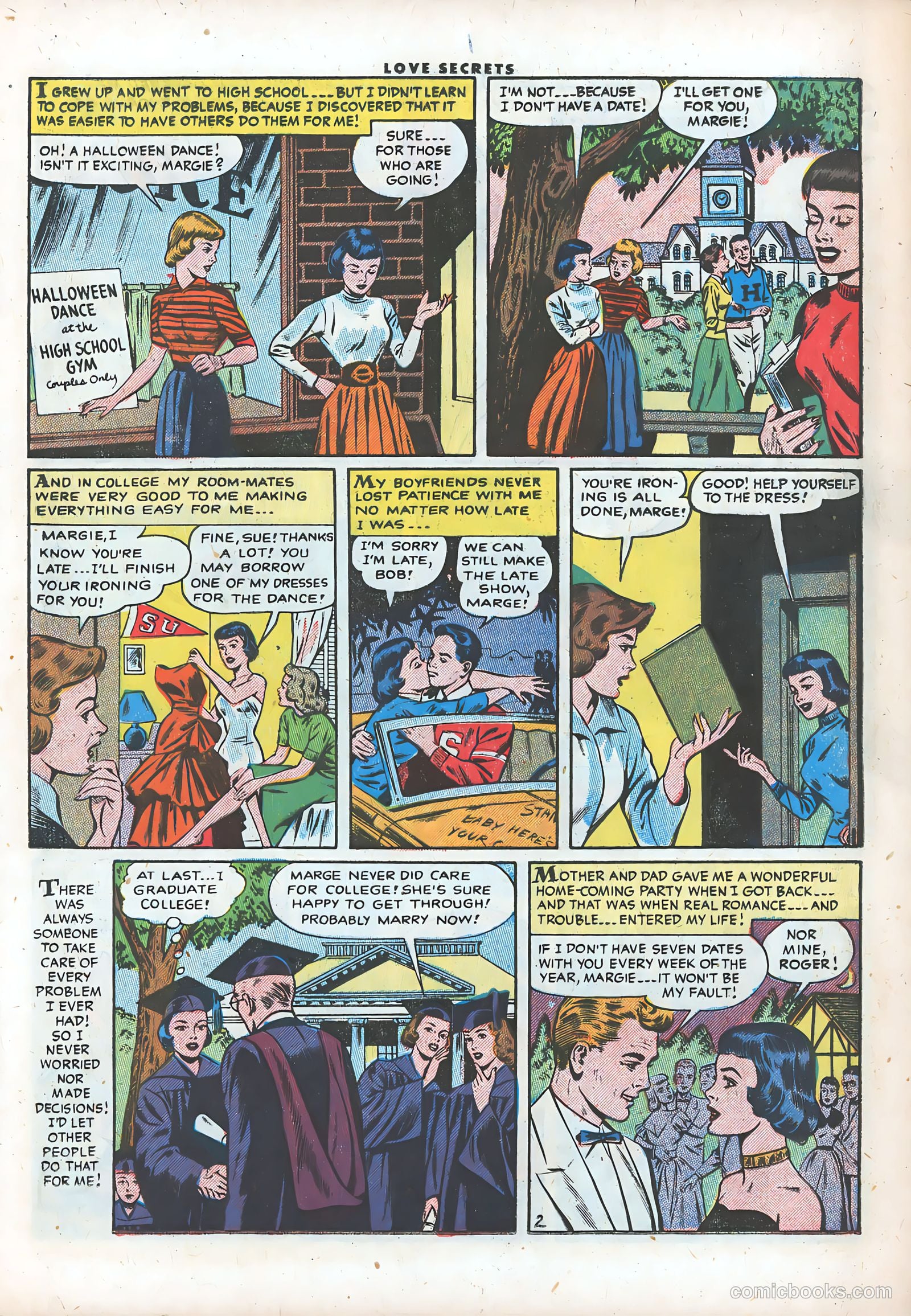 Love Secrets #50 (1956) — page 13 of 36