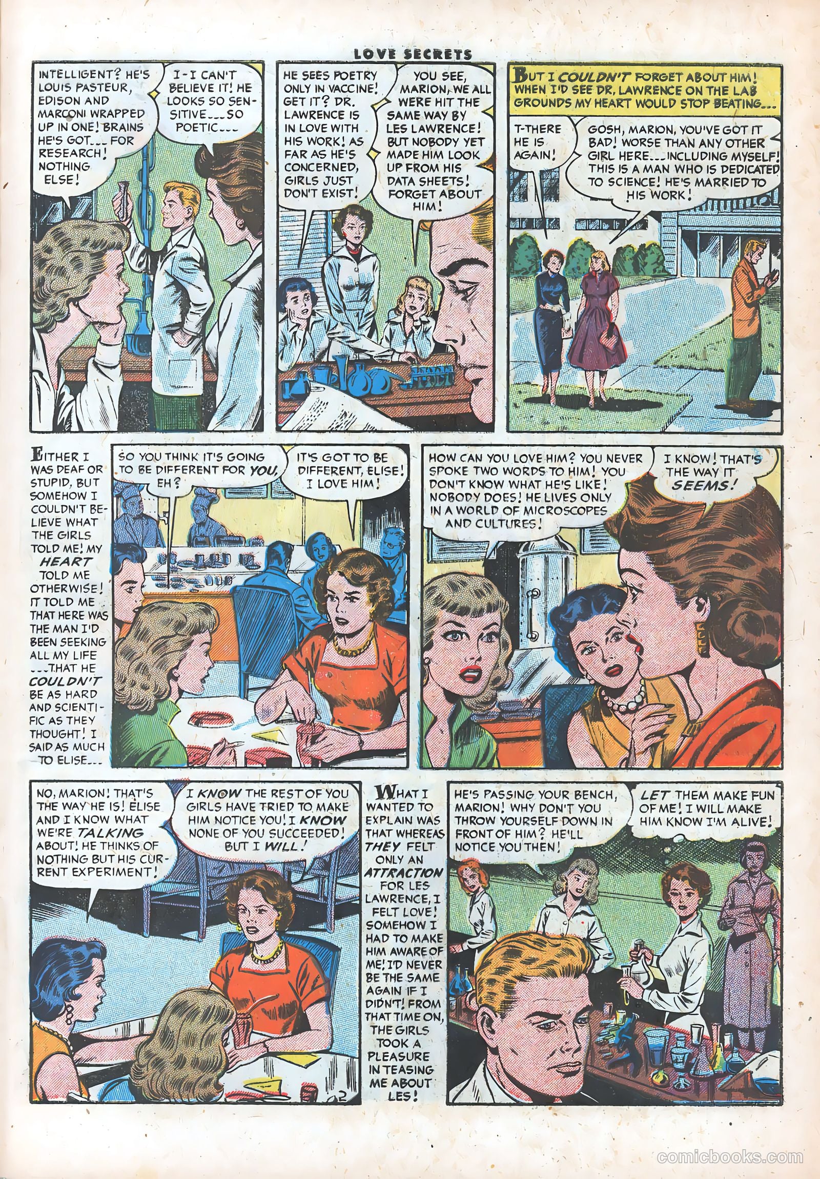 Love Secrets #50 (1956) — page 29 of 36