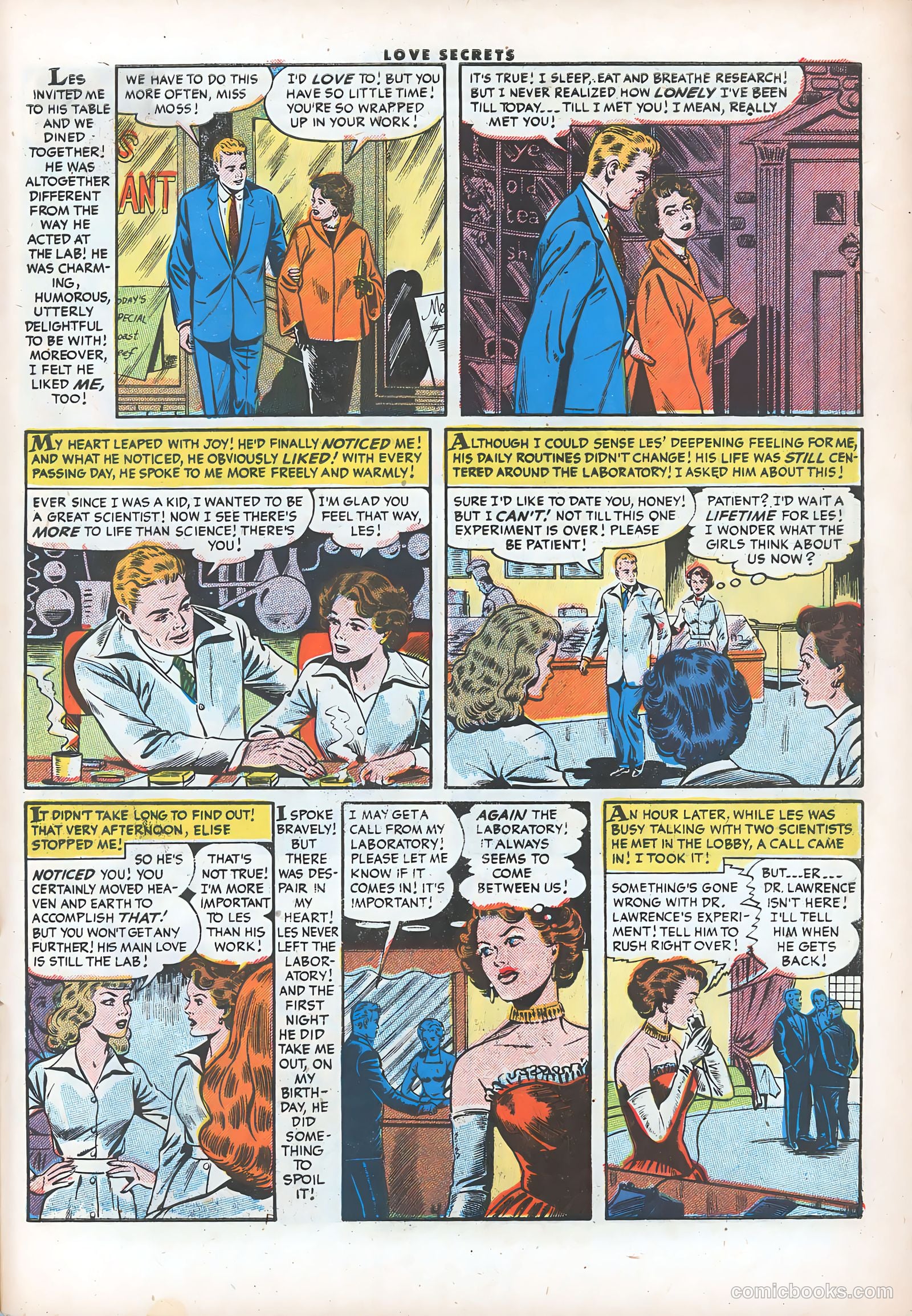 Love Secrets #50 (1956) — page 31 of 36