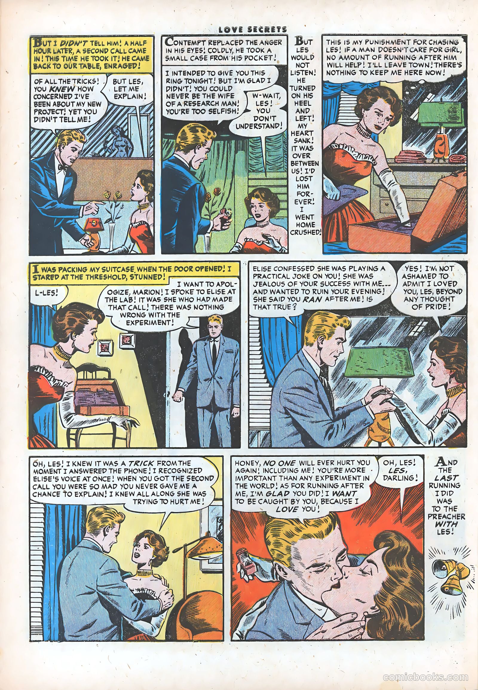 Love Secrets #50 (1956) — page 32 of 36