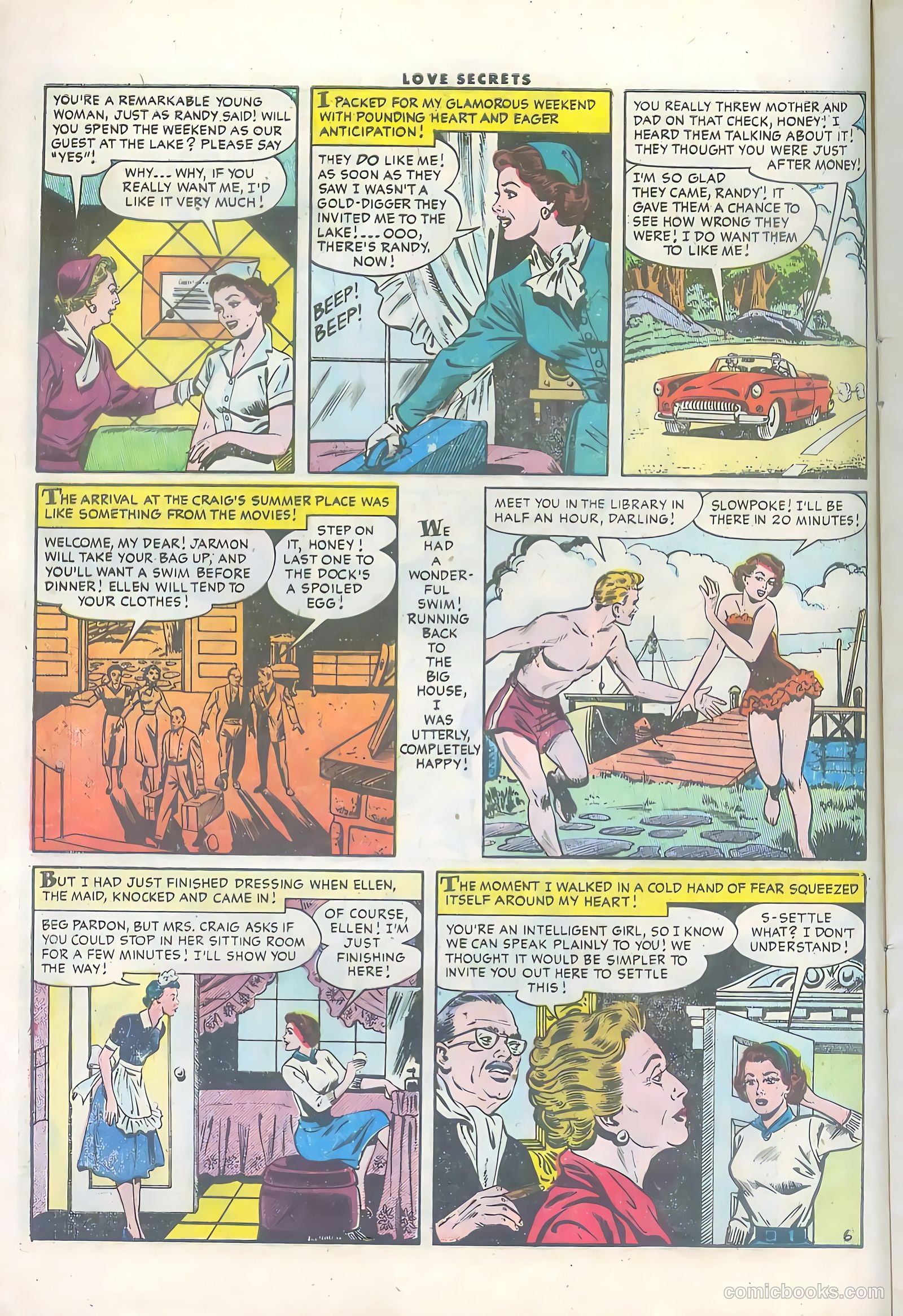 Love Secrets #51 (1956) — page 8 of 36