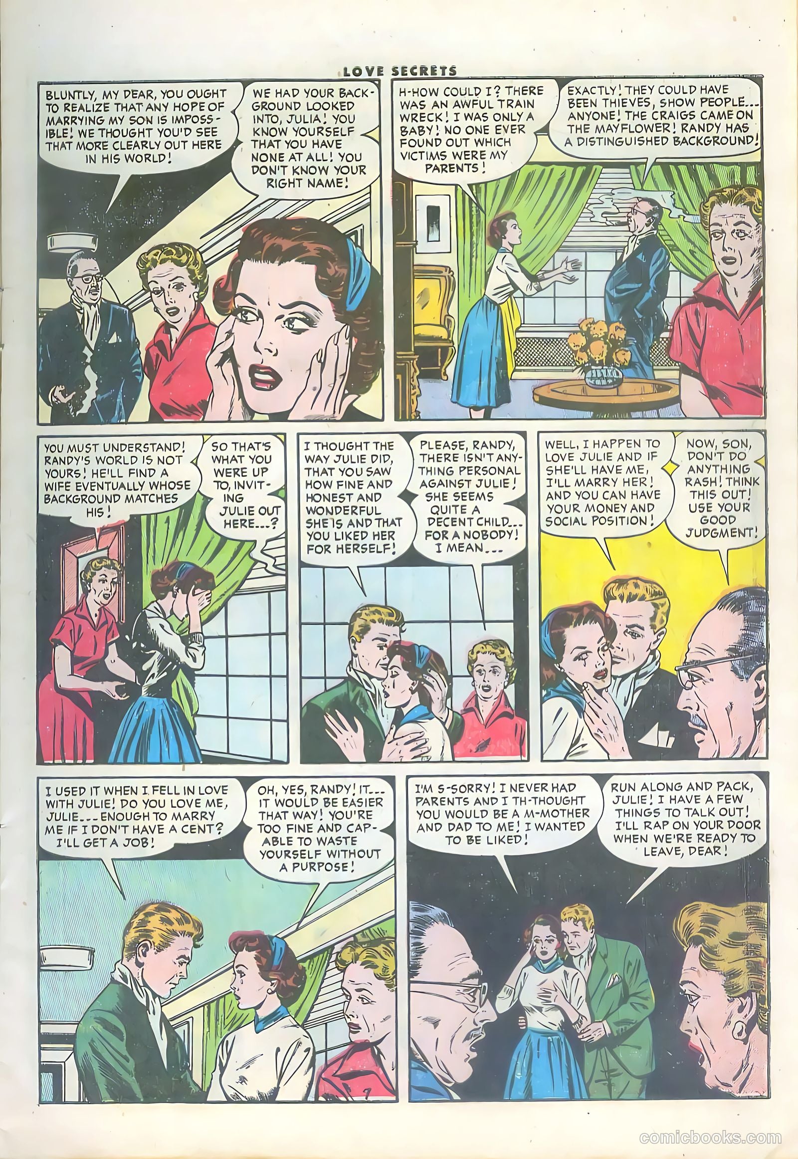 Love Secrets #51 (1956) — page 9 of 36