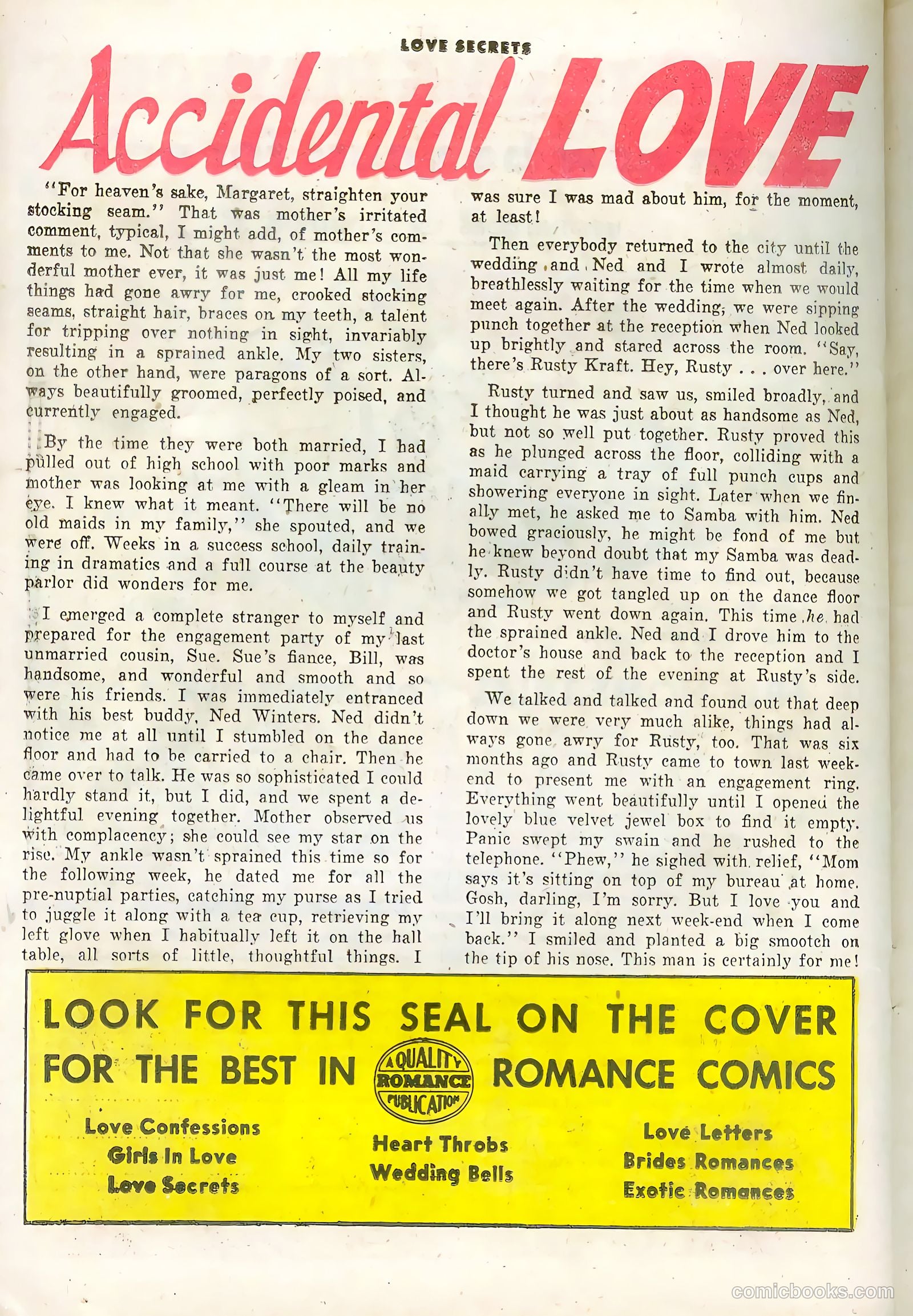 Love Secrets #51 (1956) — page 26 of 36