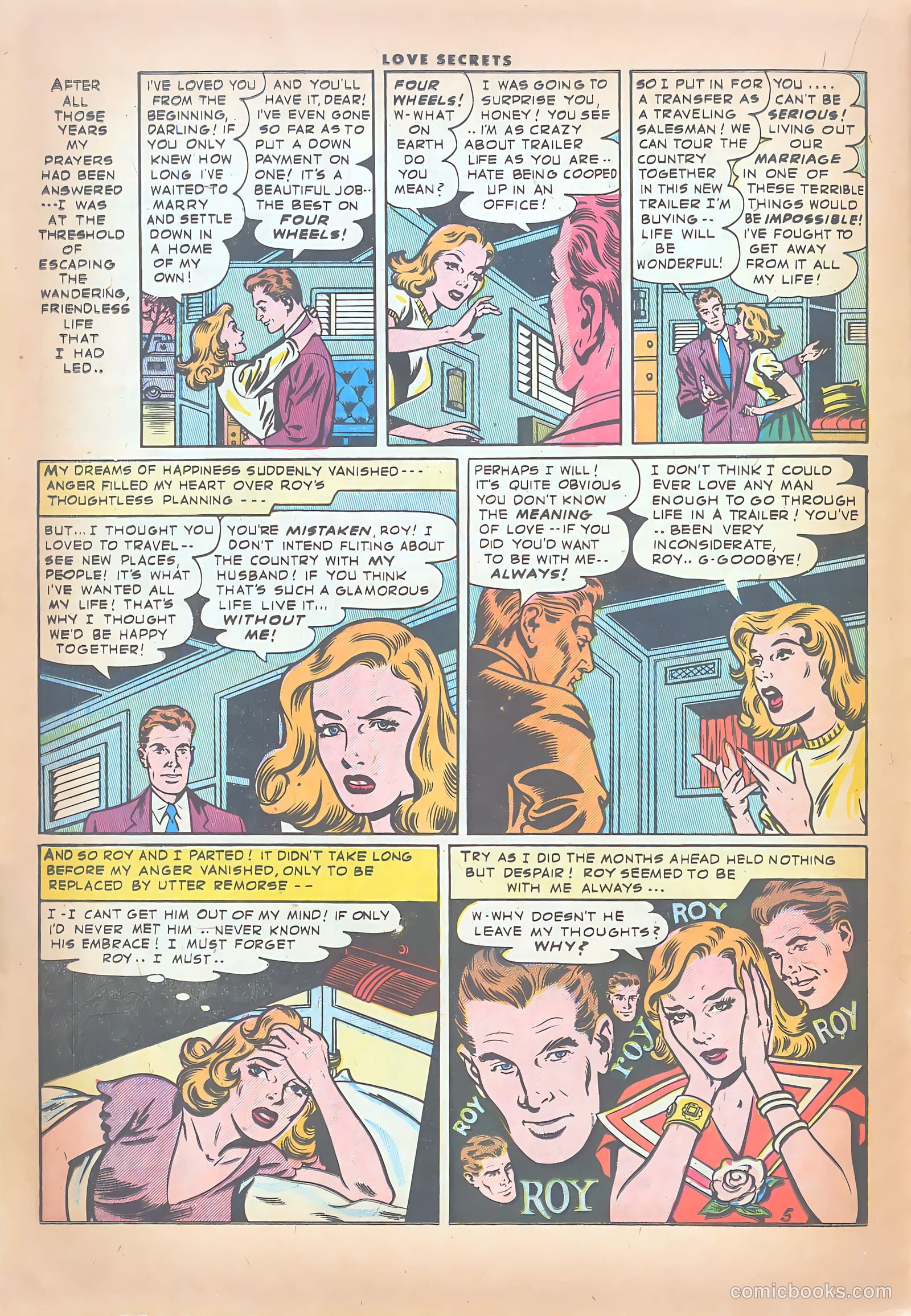 Love Secrets #52 (1956) — page 16 of 36