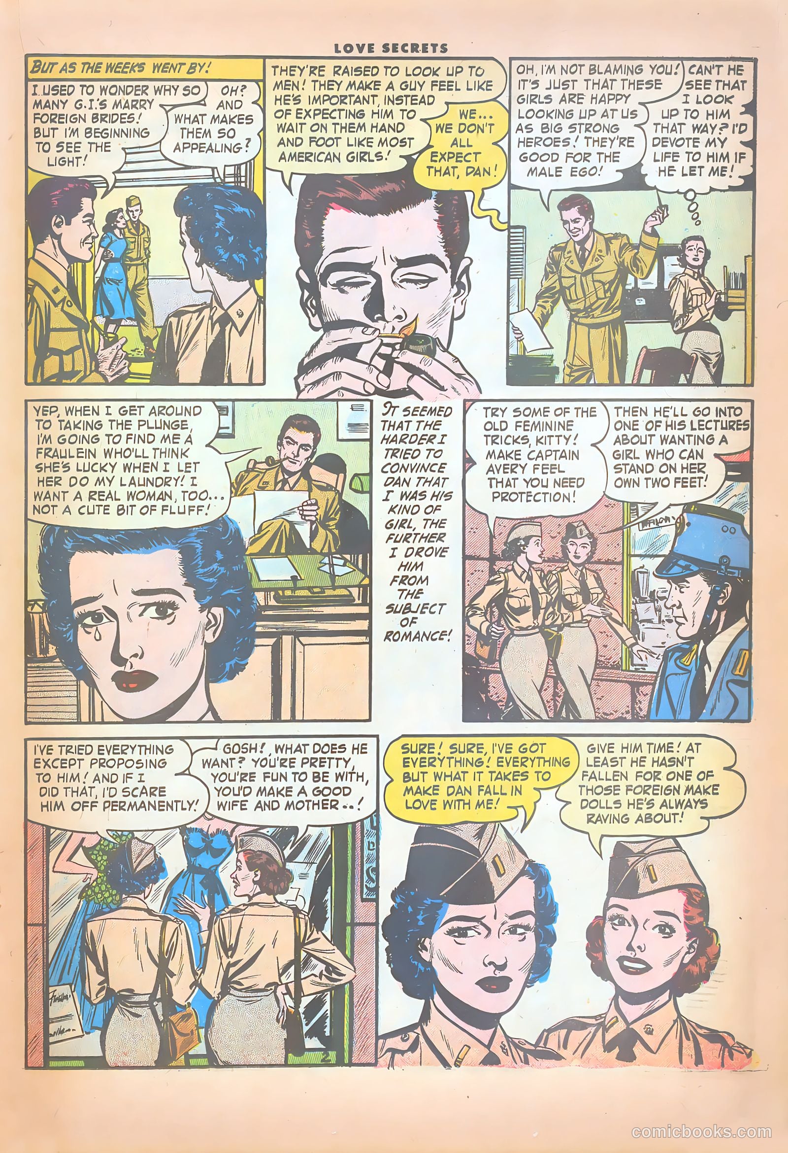 Love Secrets #52 (1956) — page 19 of 36