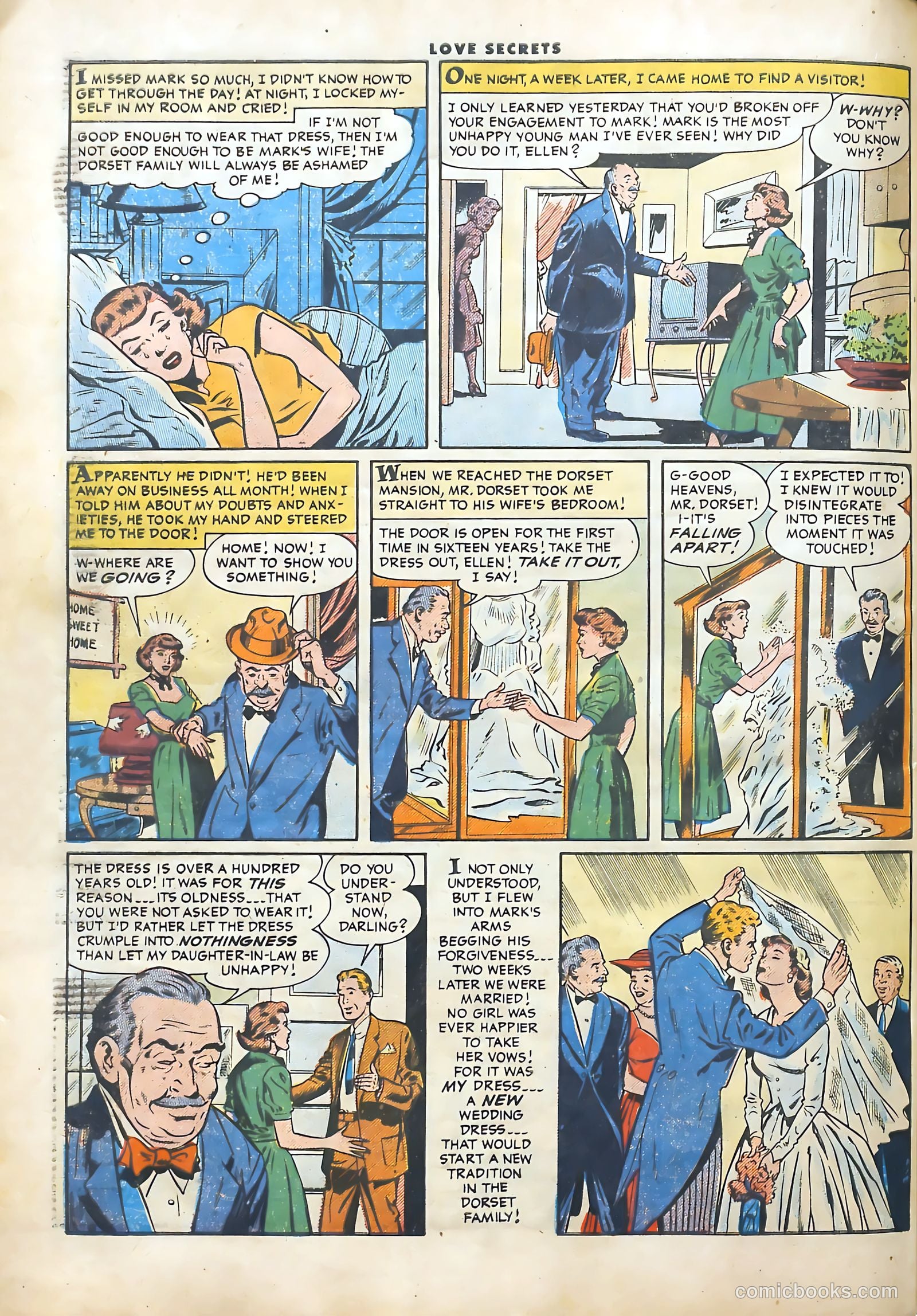 Love Secrets #52 (1956) — page 32 of 36