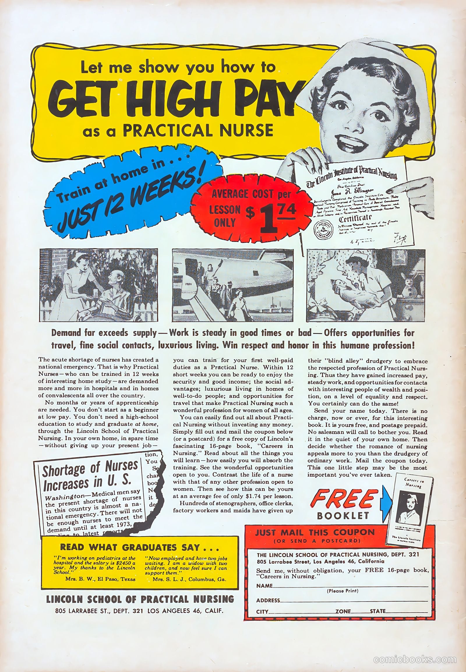Love Secrets #52 (1956) — page 36 of 36