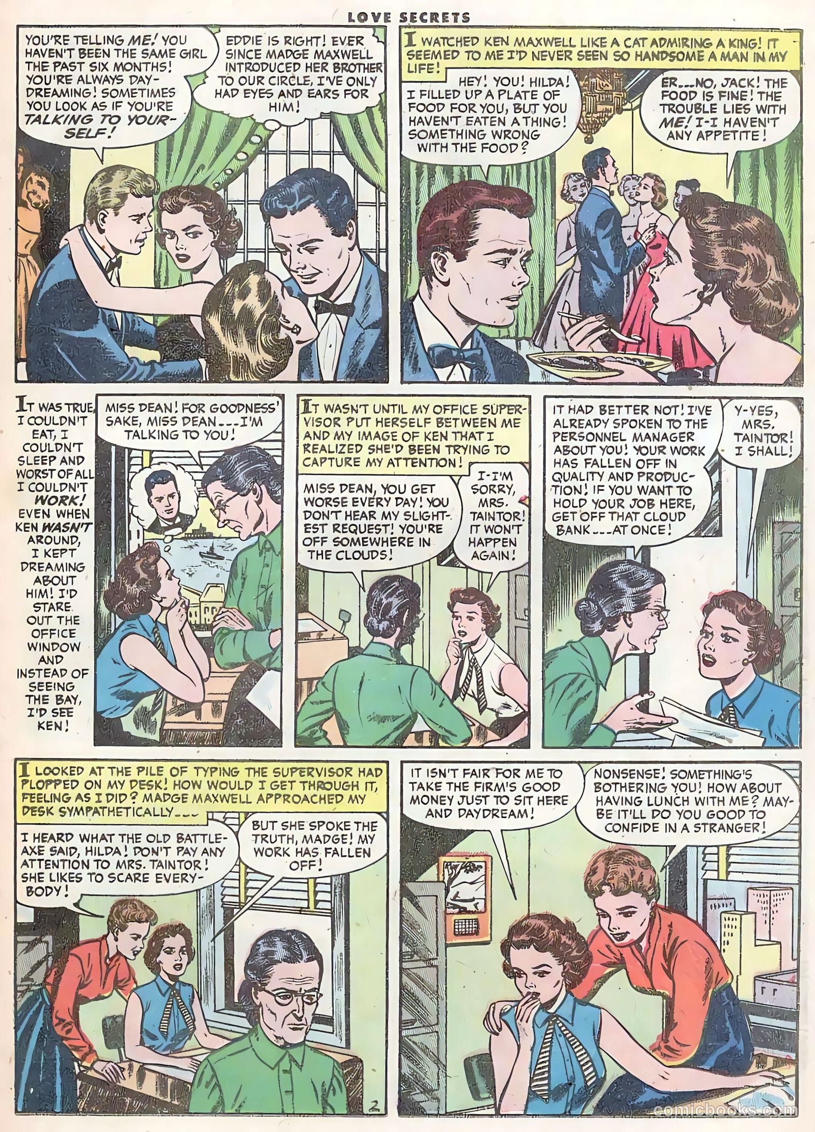 Love Secrets #54 (1956) — page 19 of 36