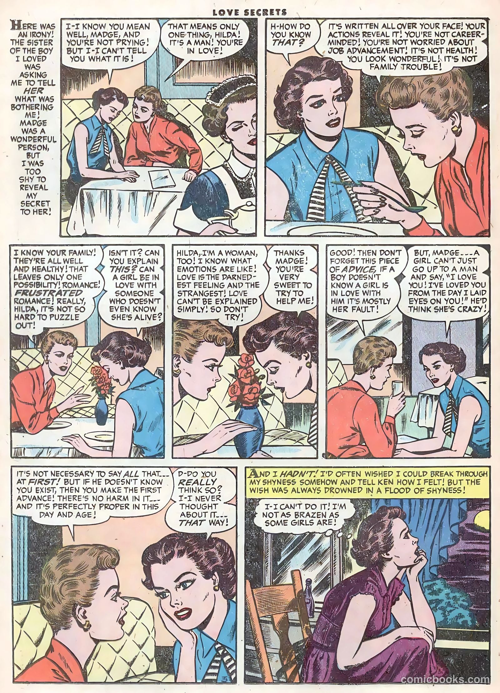 Love Secrets #54 (1956) — page 20 of 36