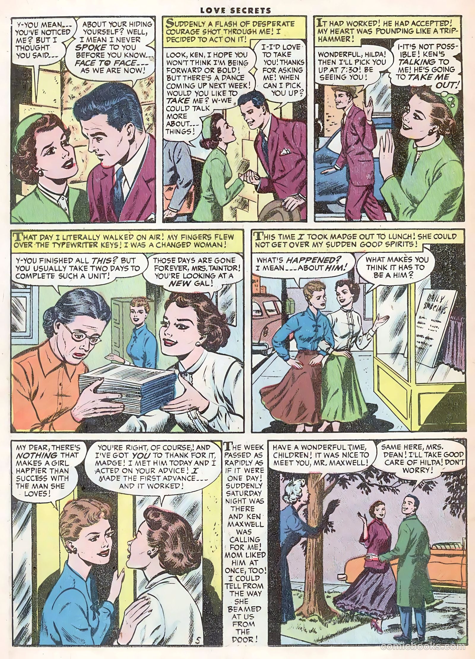 Love Secrets #54 (1956) — page 22 of 36