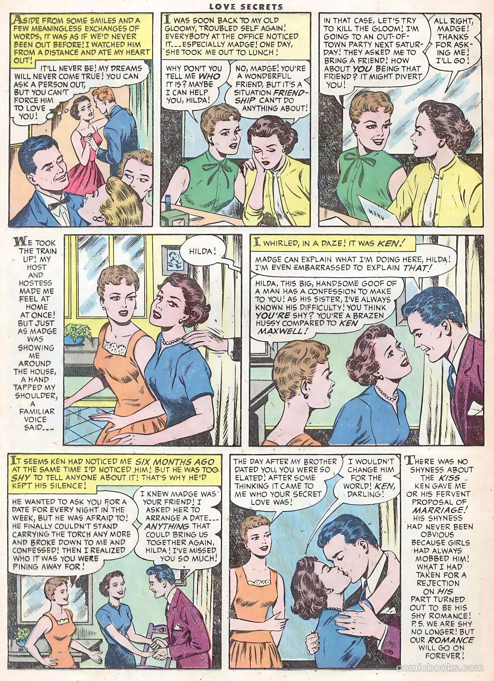 Love Secrets #54 (1956) — page 24 of 36