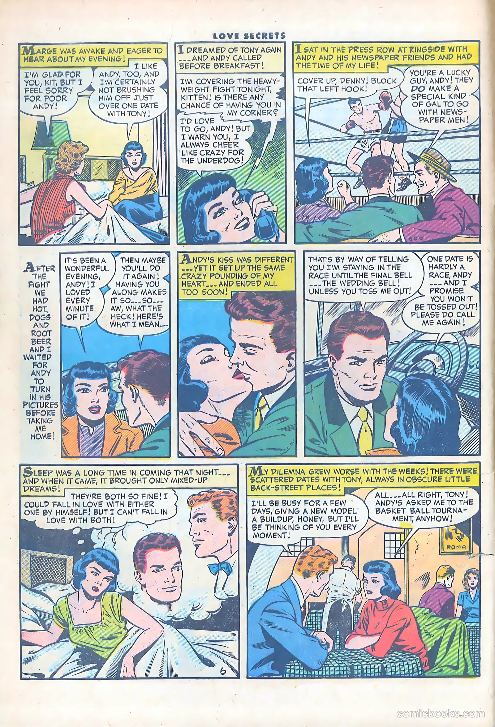 Love Secrets #55 (1956) — page 8 of 36