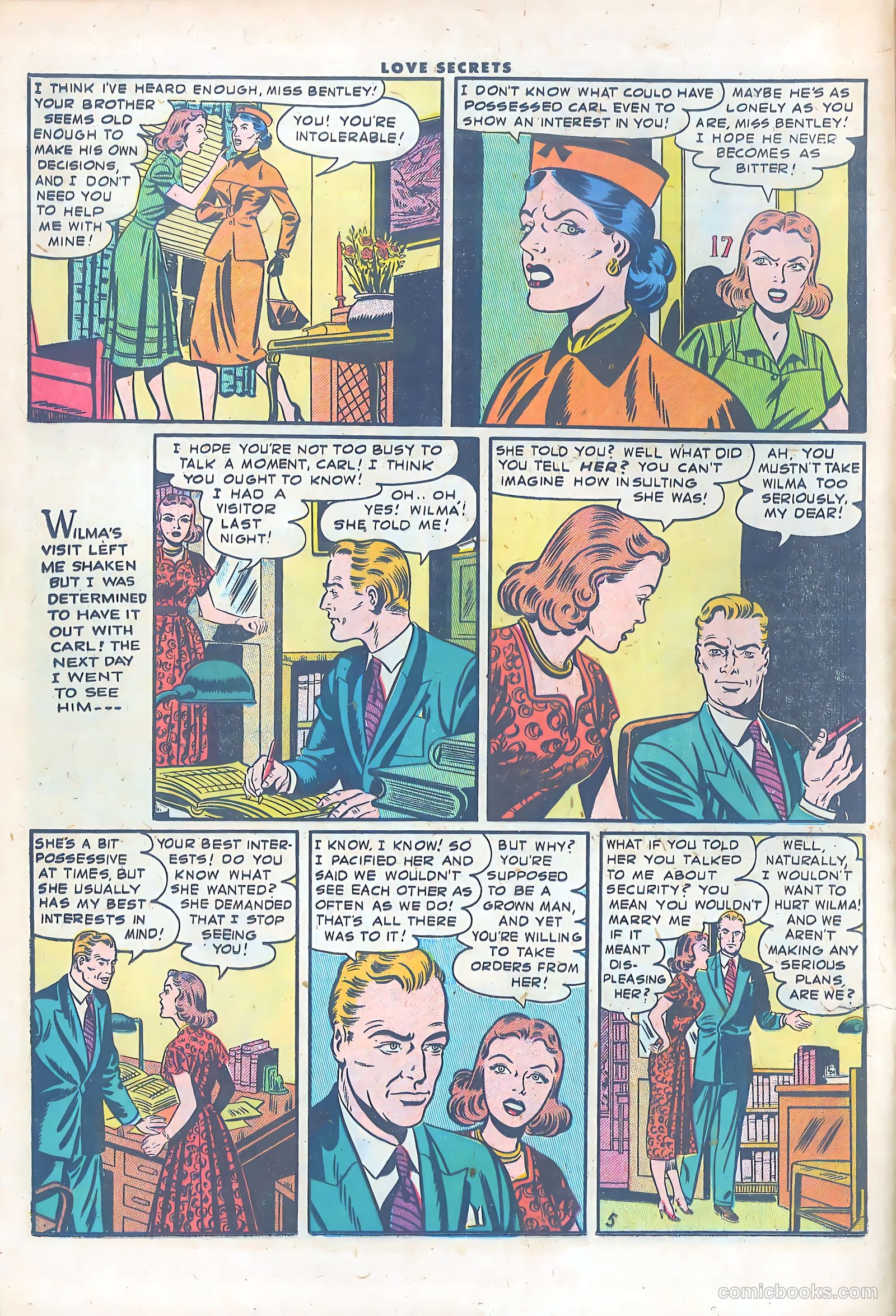 Love Secrets #55 (1956) — page 16 of 36