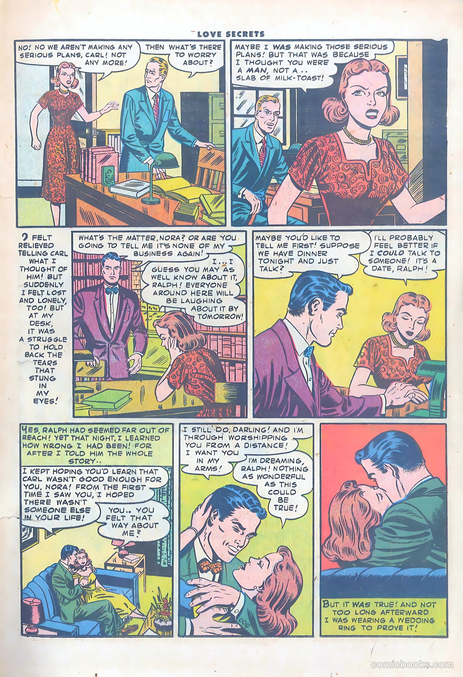 Love Secrets #55 (1956) — page 17 of 36