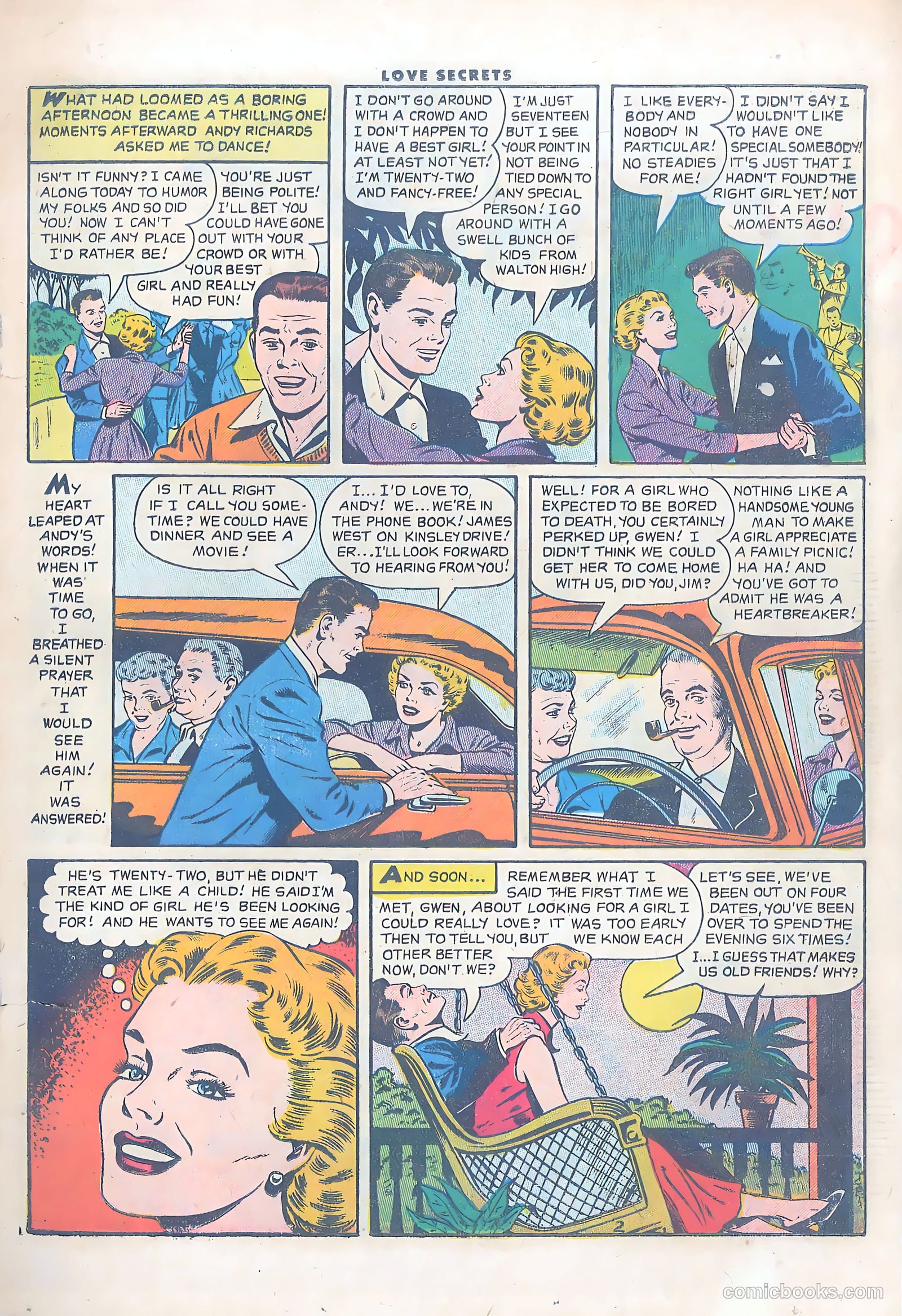 Love Secrets #55 (1956) — page 19 of 36