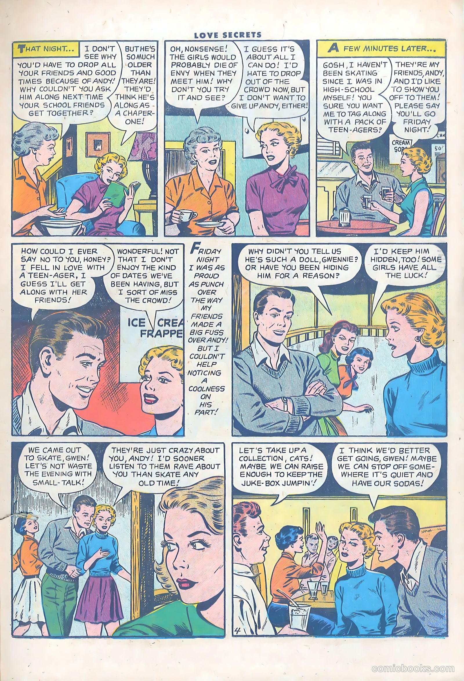 Love Secrets #55 (1956) — page 21 of 36