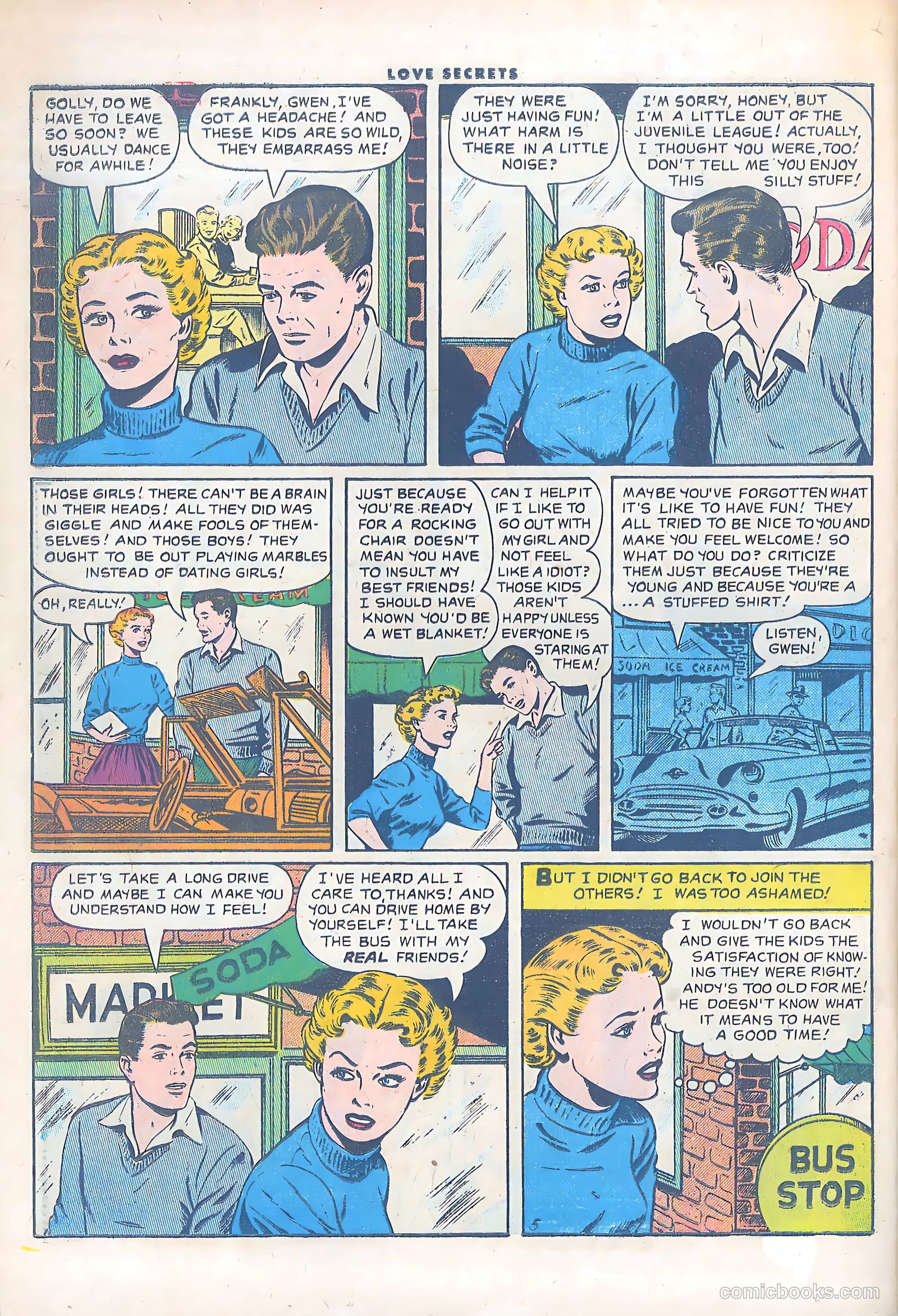 Love Secrets #55 (1956) — page 22 of 36