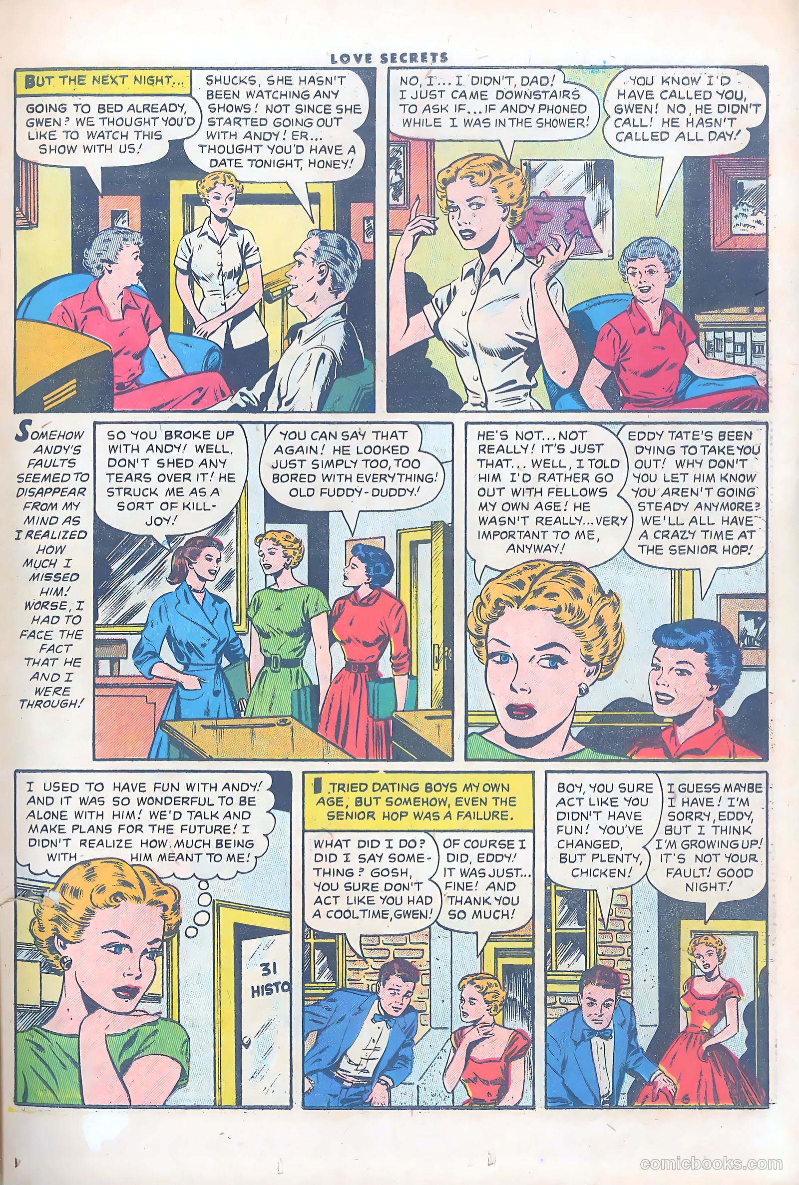 Love Secrets #55 (1956) — page 23 of 36