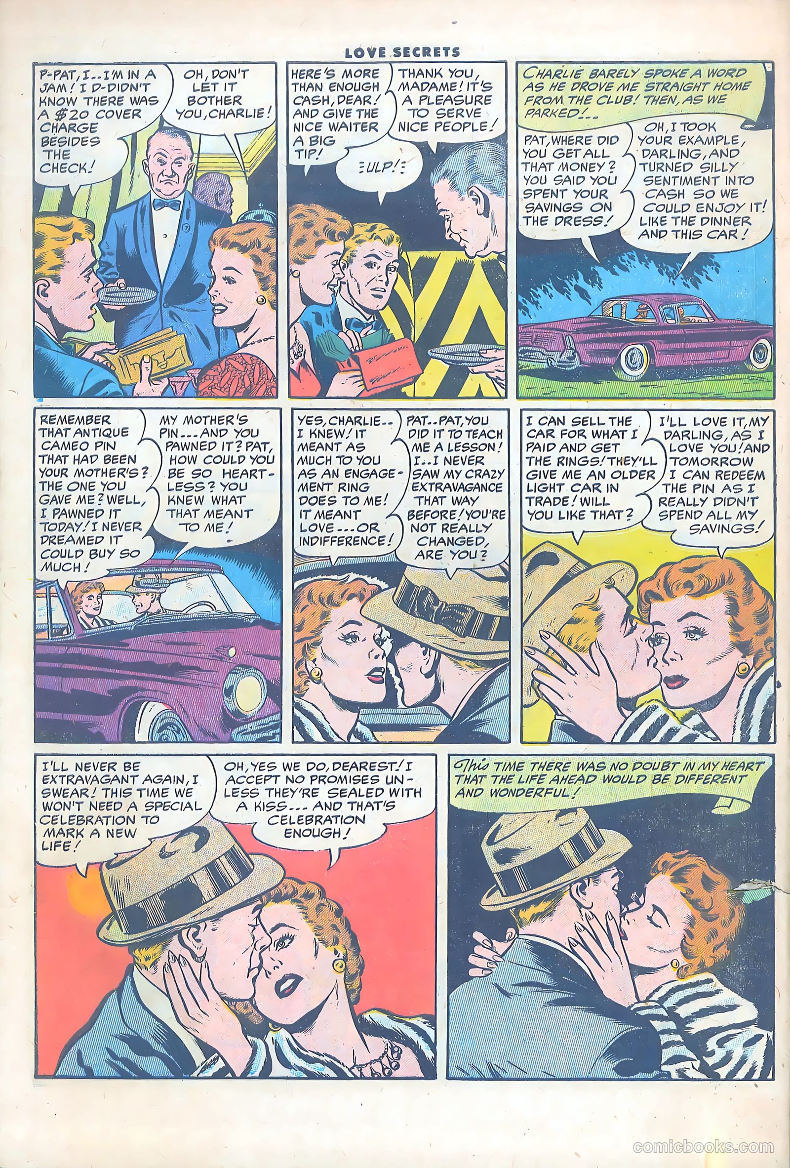 Love Secrets #55 (1956) — page 32 of 36