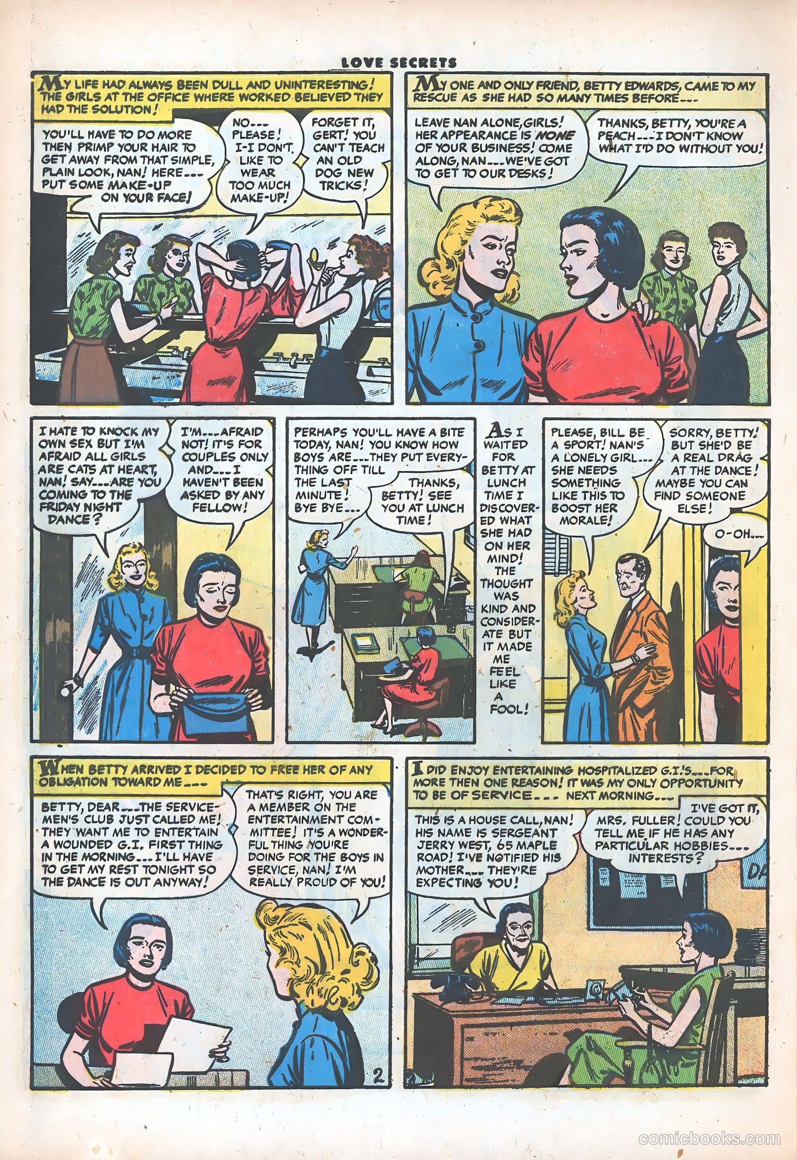 Love Secrets #56 (1956) — page 4 of 37