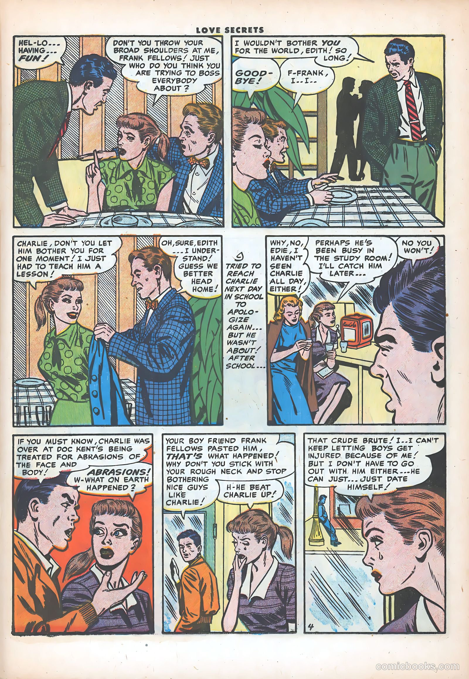 Love Secrets #56 (1956) — page 21 of 37