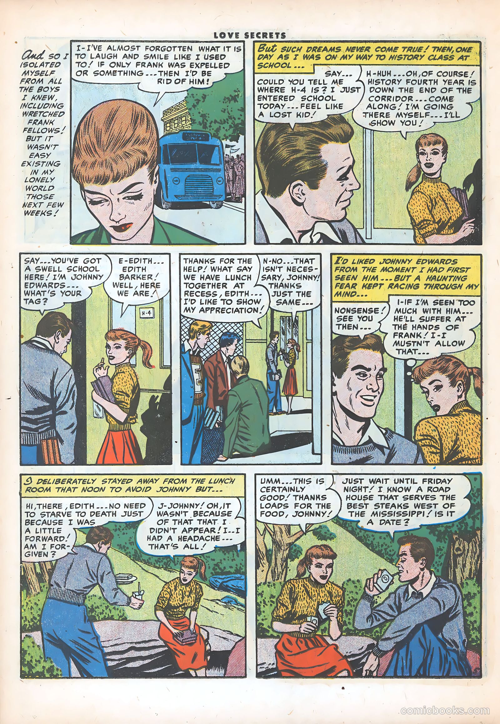 Love Secrets #56 (1956) — page 22 of 37