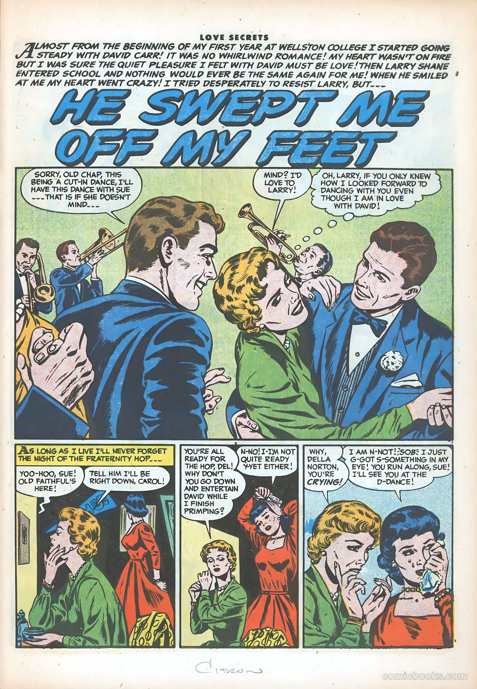 Love Secrets #56 (1956) — page 27 of 37